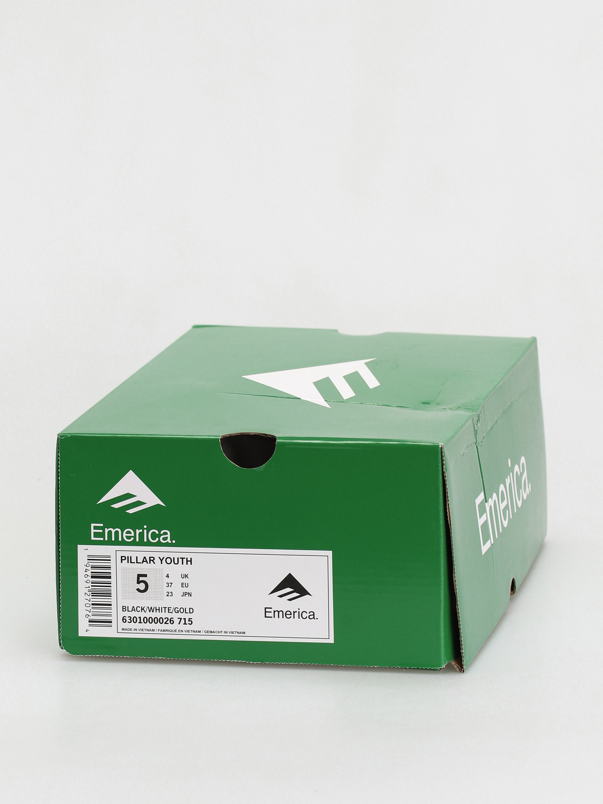 Emerica Pillar Youth Cipők (black/white/gold)