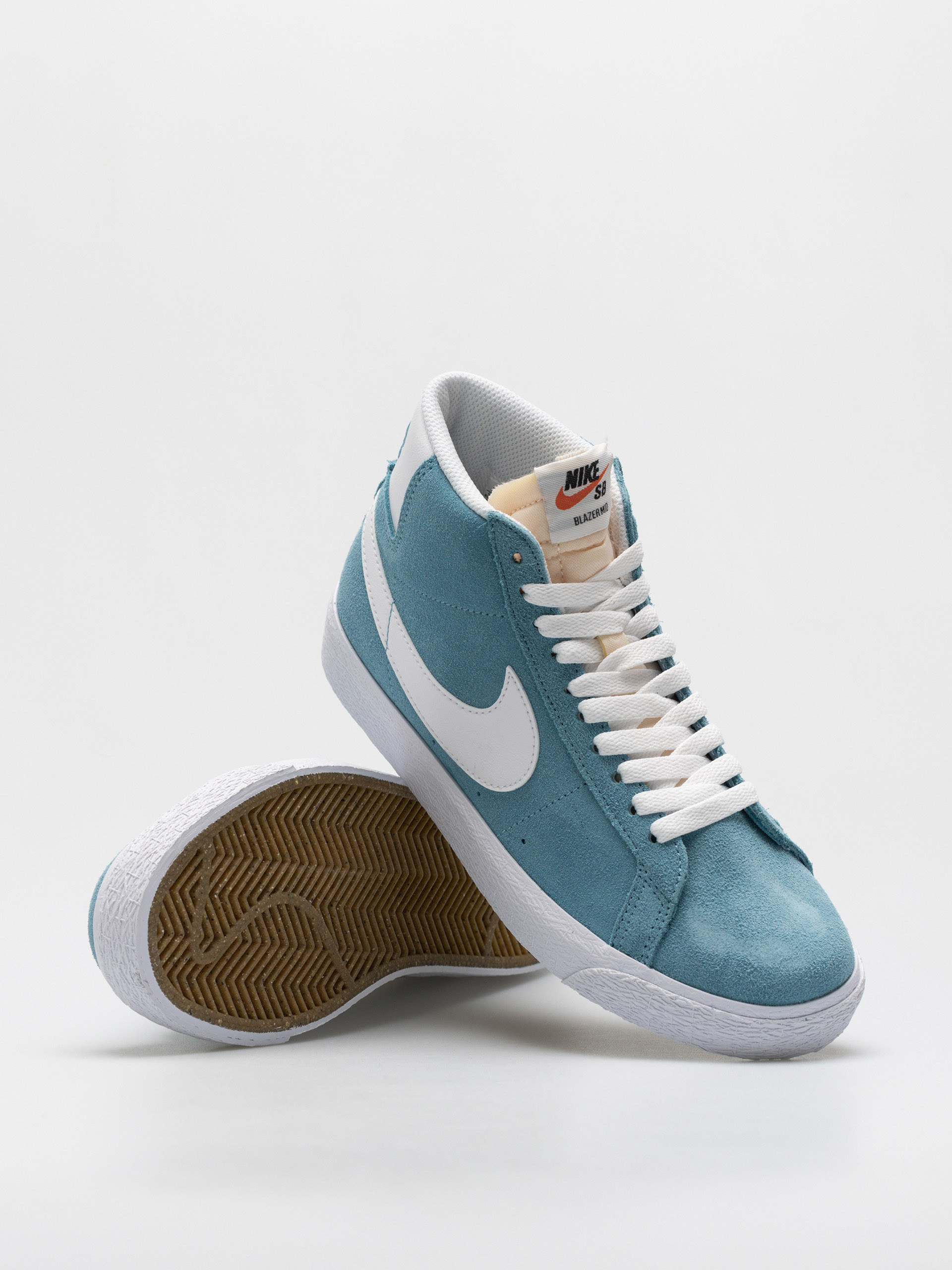 Nike SB Zoom Blazer Mid Cipők (cerulean/white cerulean white)