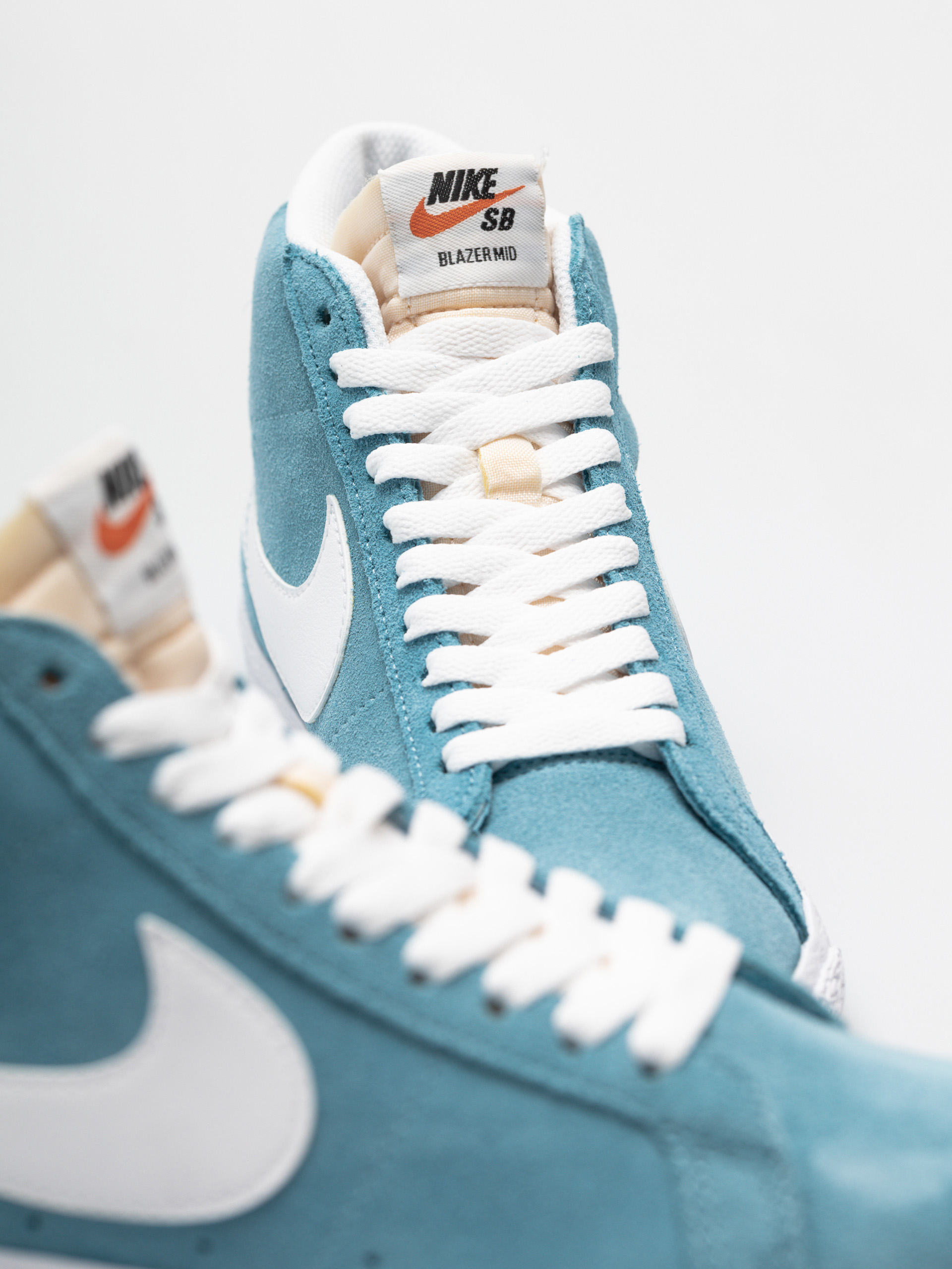 Nike SB Zoom Blazer Mid Cipők (cerulean/white cerulean white)