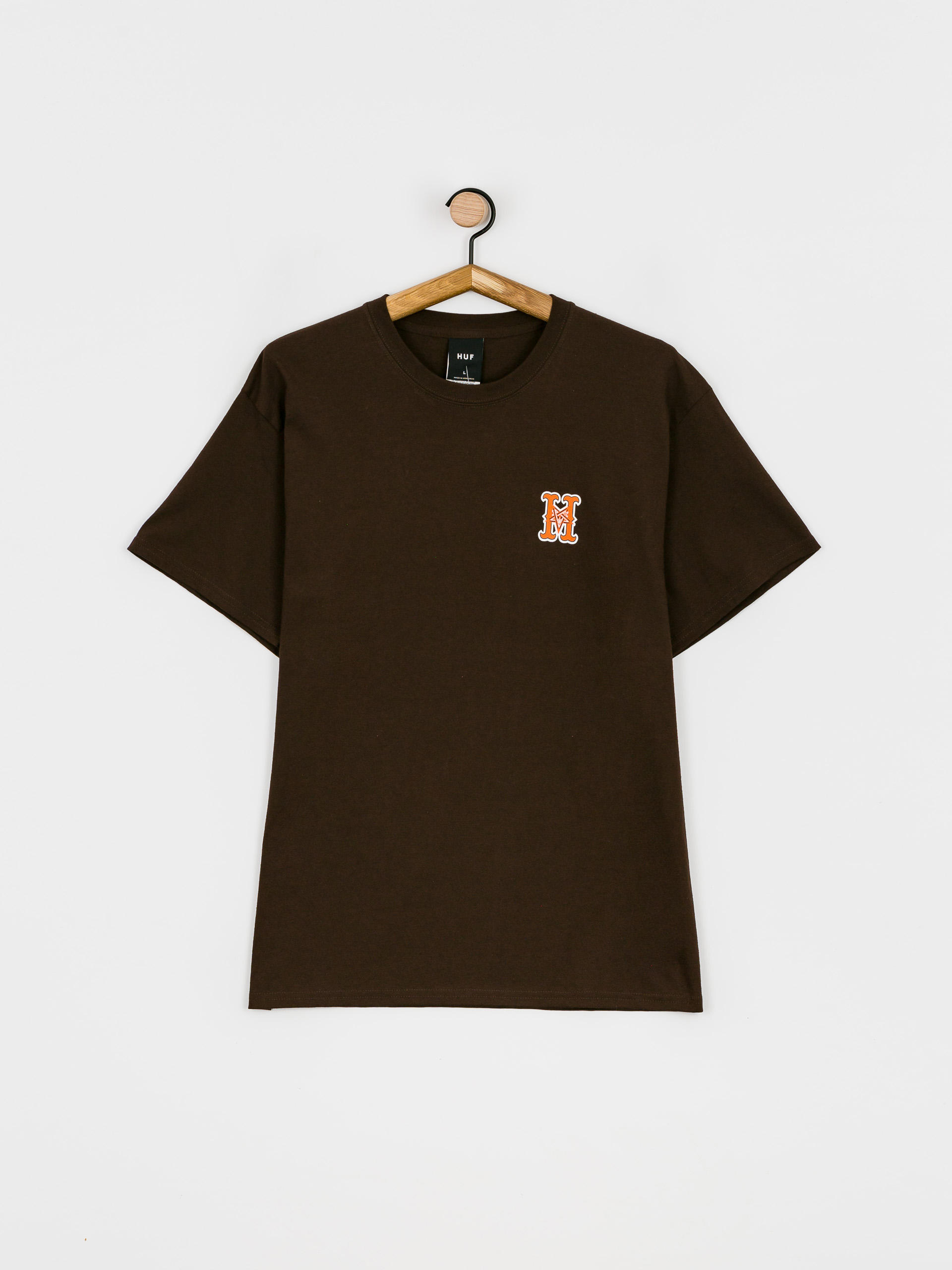 HUF X Thrasher High Point póló (chocolate)