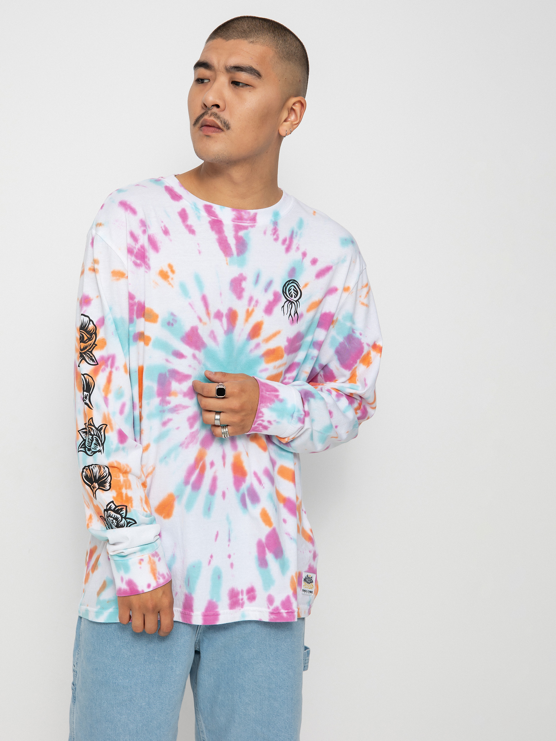 Element Bloom Hosszú ujjú felső (festivalfuchsia)