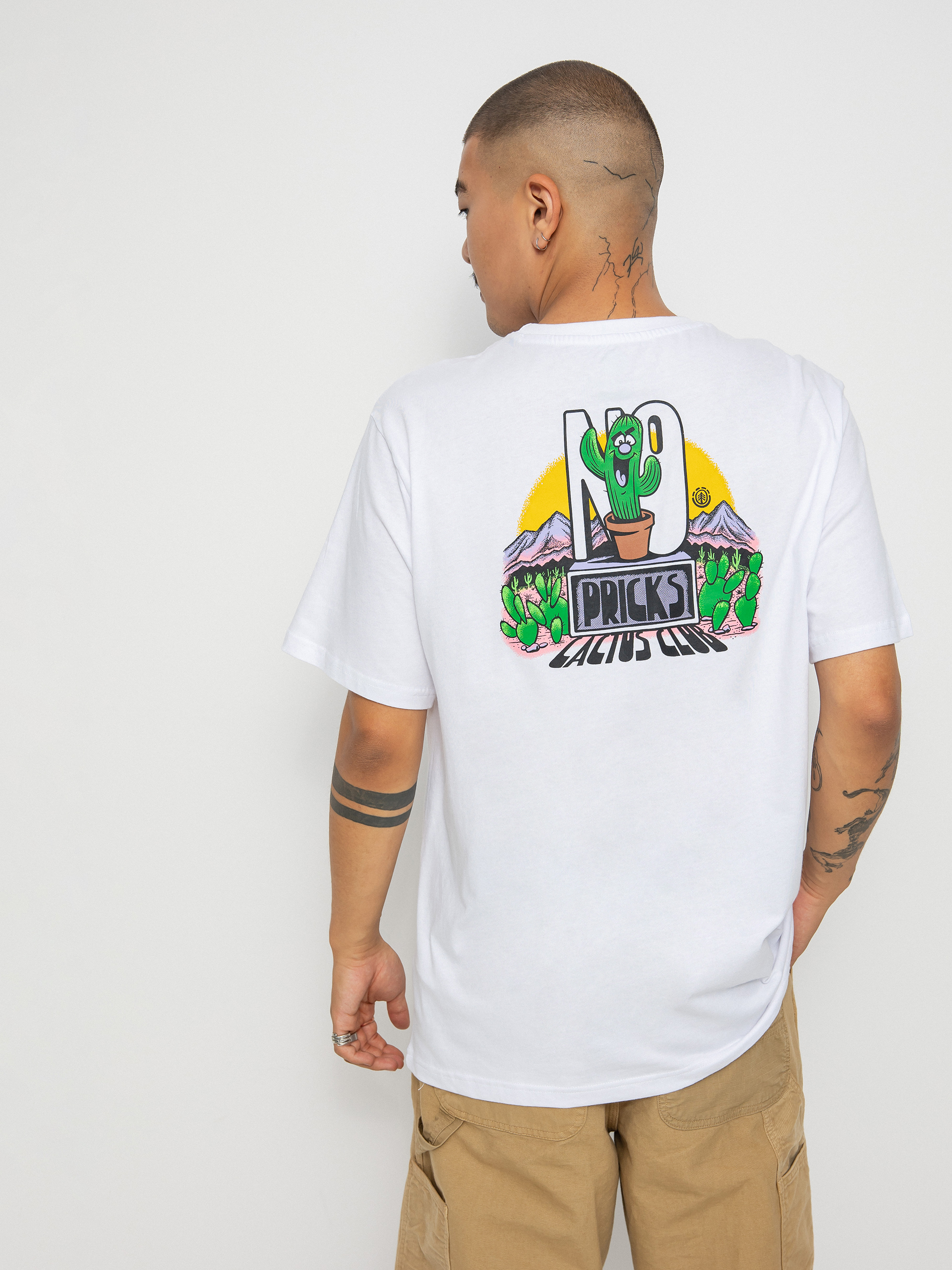 Element No Pricks póló (optic white)