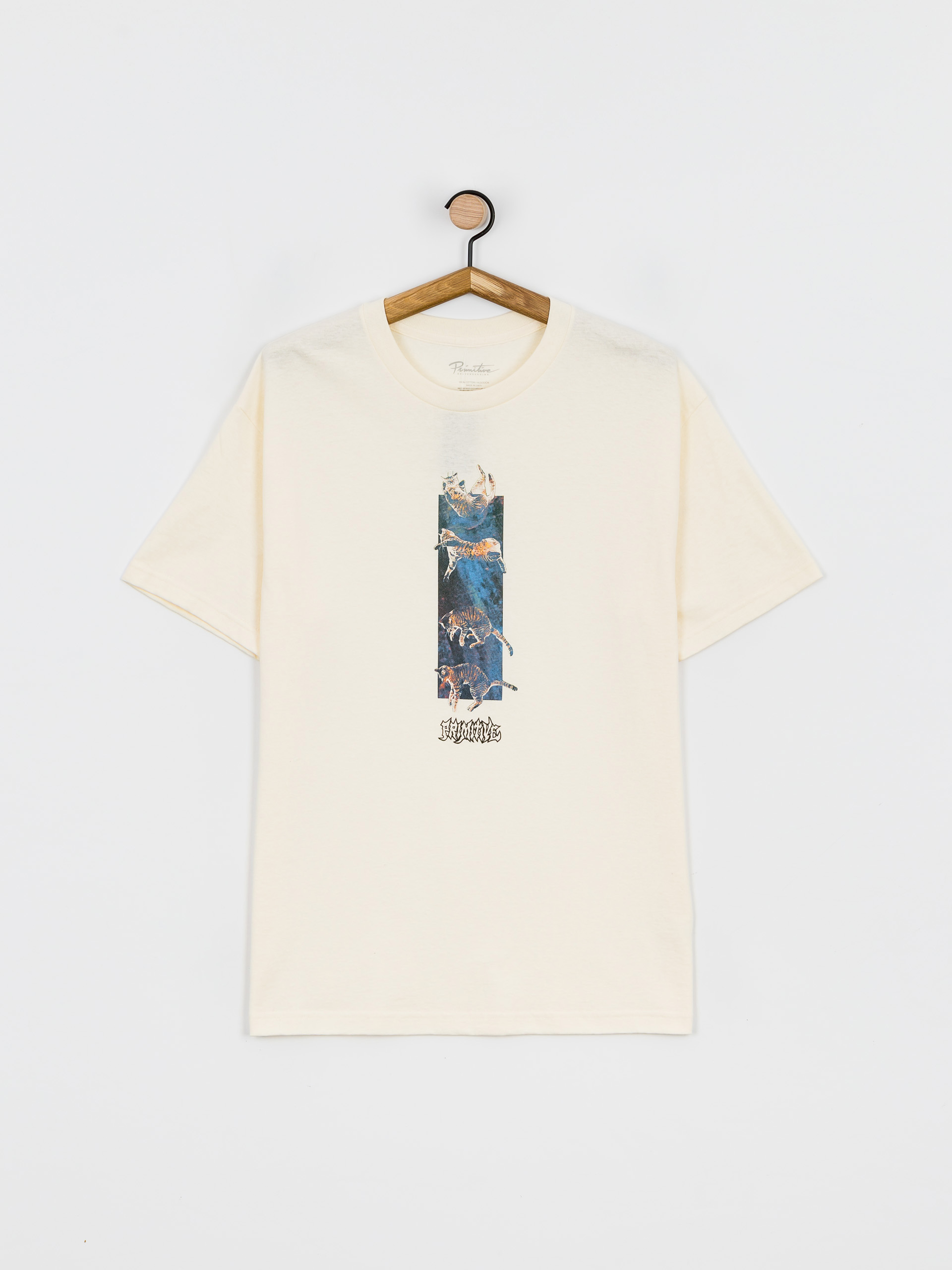 Primitive Nine Lives póló (cream)