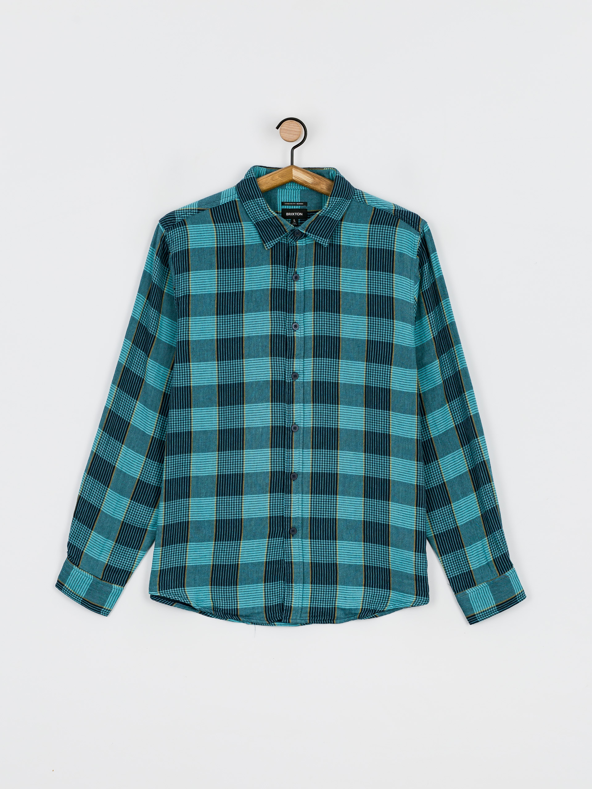 Brixton Bowery Sw Np Ls Ing (teal)