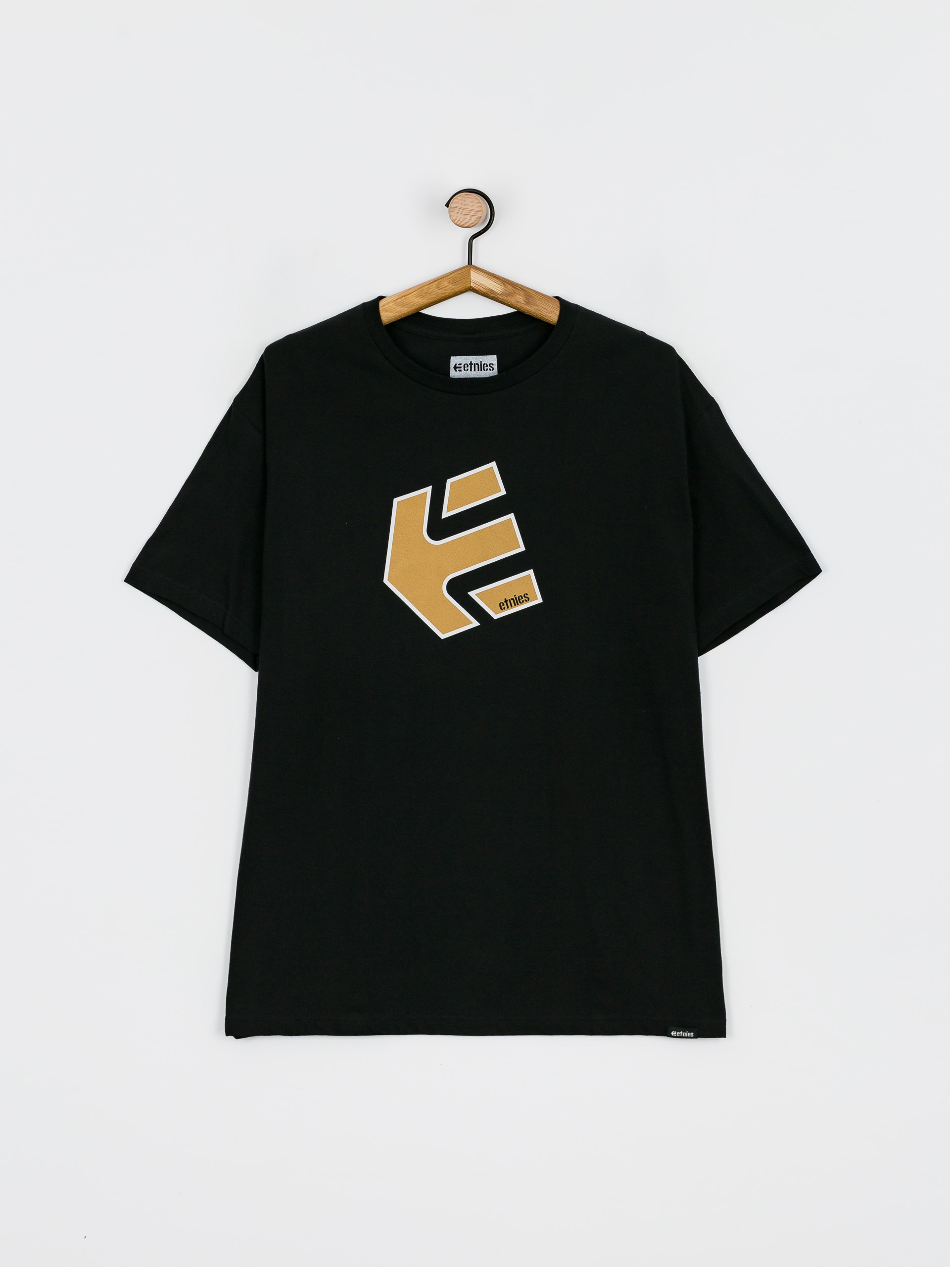 Etnies Crank Ss Tee póló (black/brown)