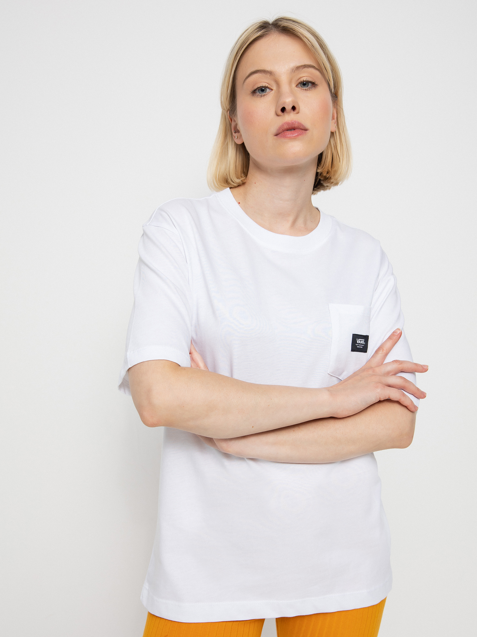 Vans Patched Up Pocket póló Wmn (white)