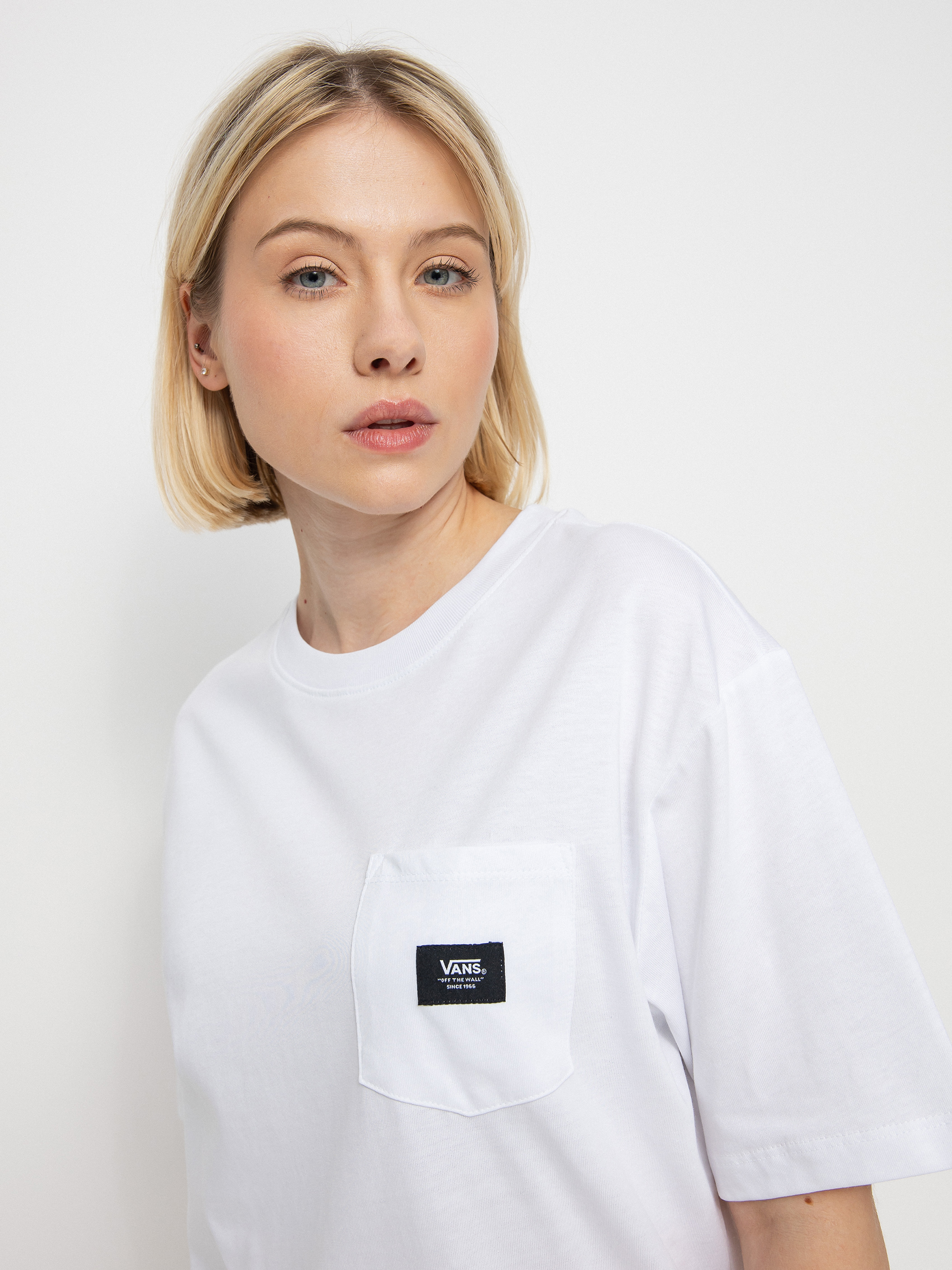 Vans Patched Up Pocket póló Wmn (white)