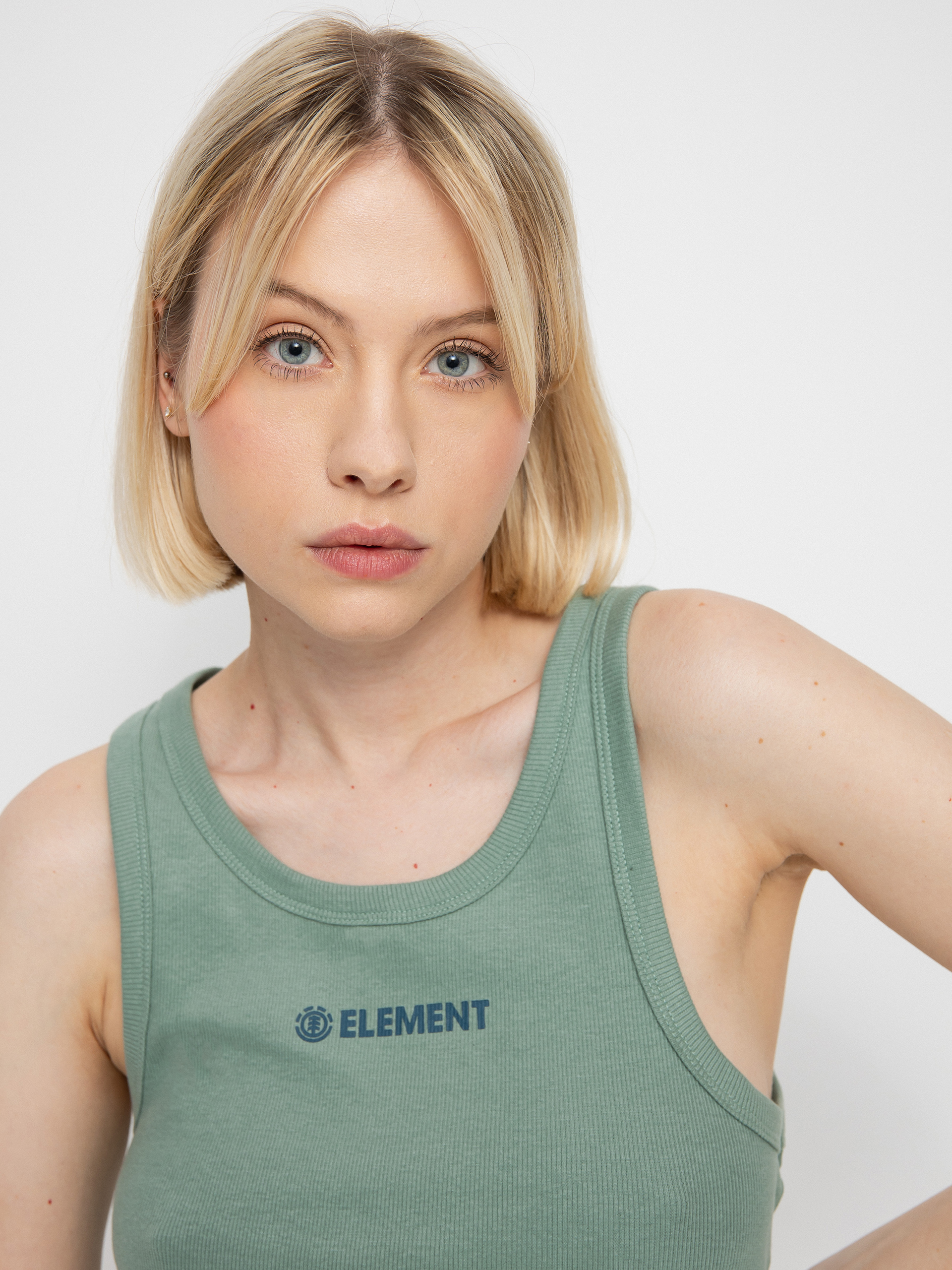 Element Koszulka Vertical Crop póló Wmn (chinois green)