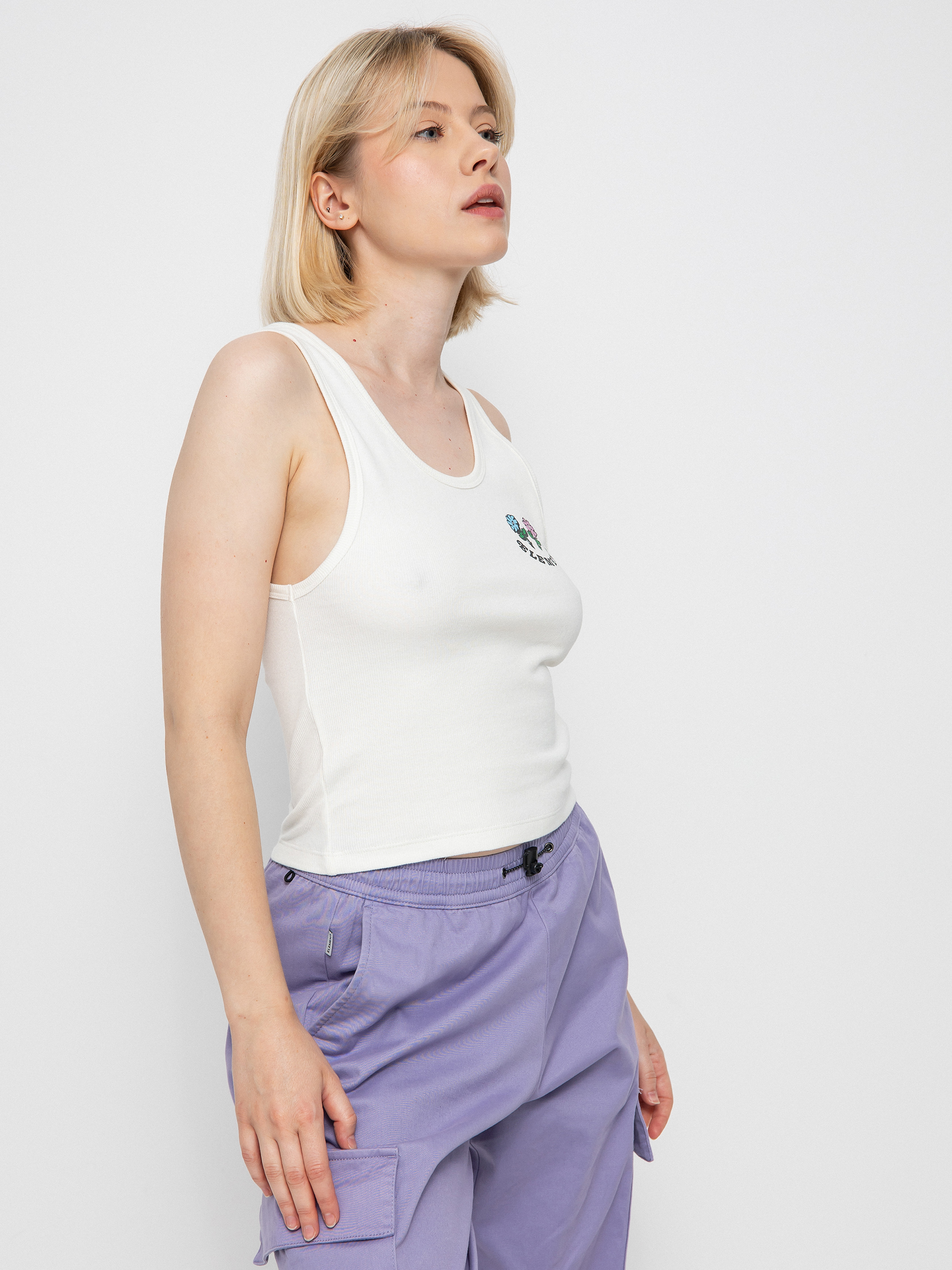 Element Koszulka Smile Crop póló Wmn (off white)