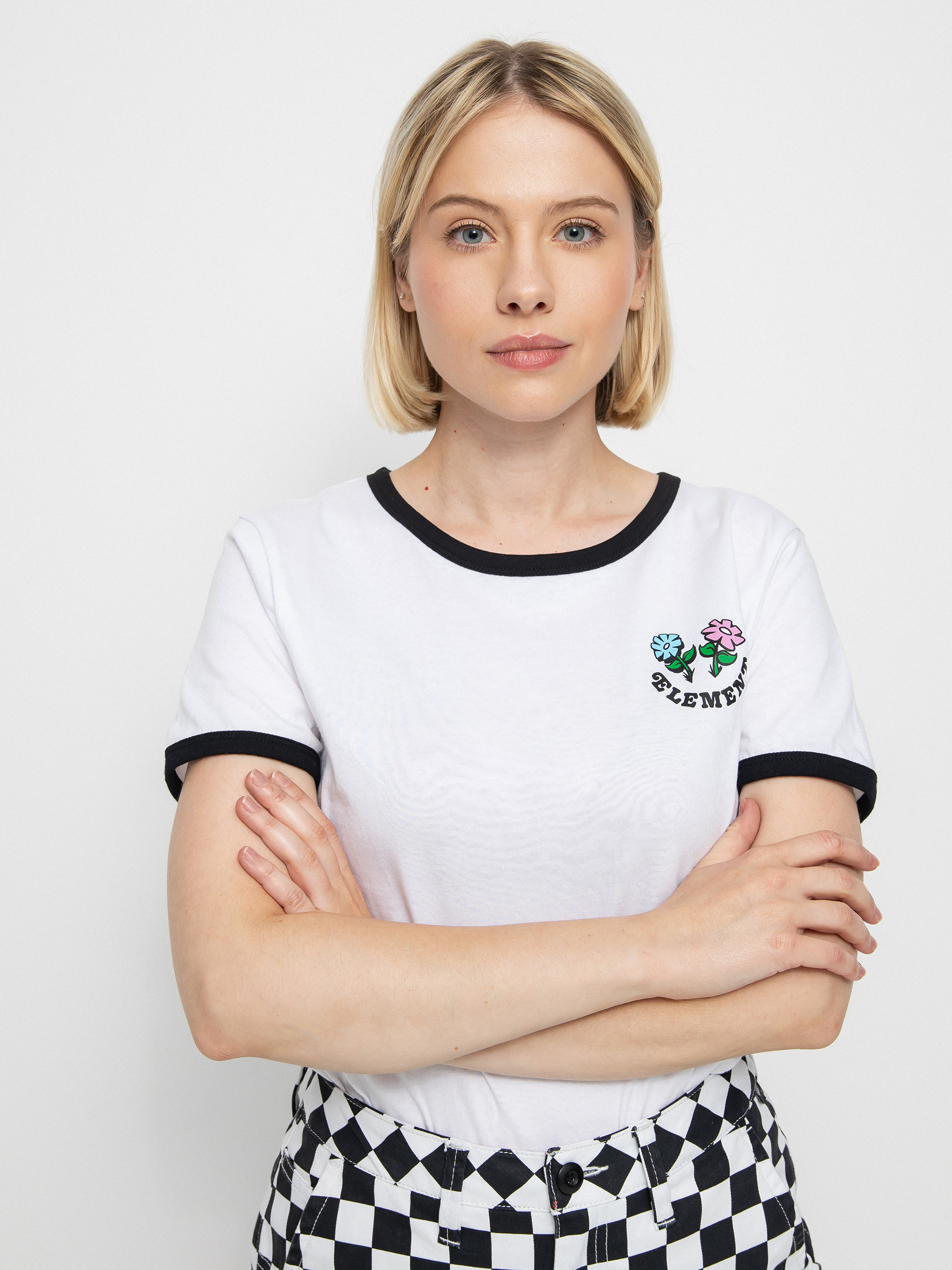 Element Hi'Ve Five póló Wmn (optic white)