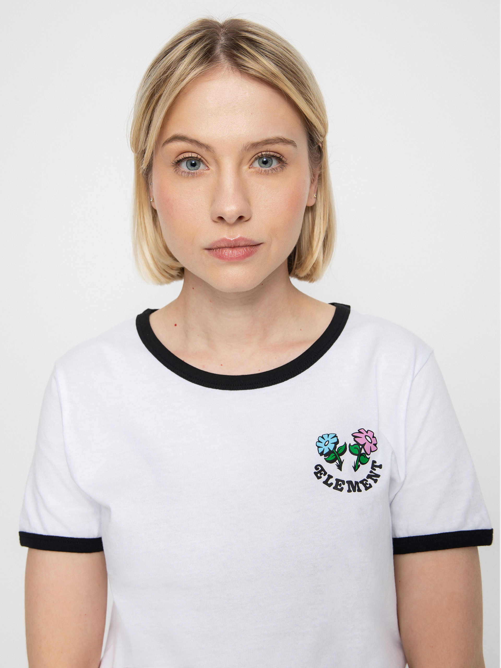 Element Hi'Ve Five póló Wmn (optic white)