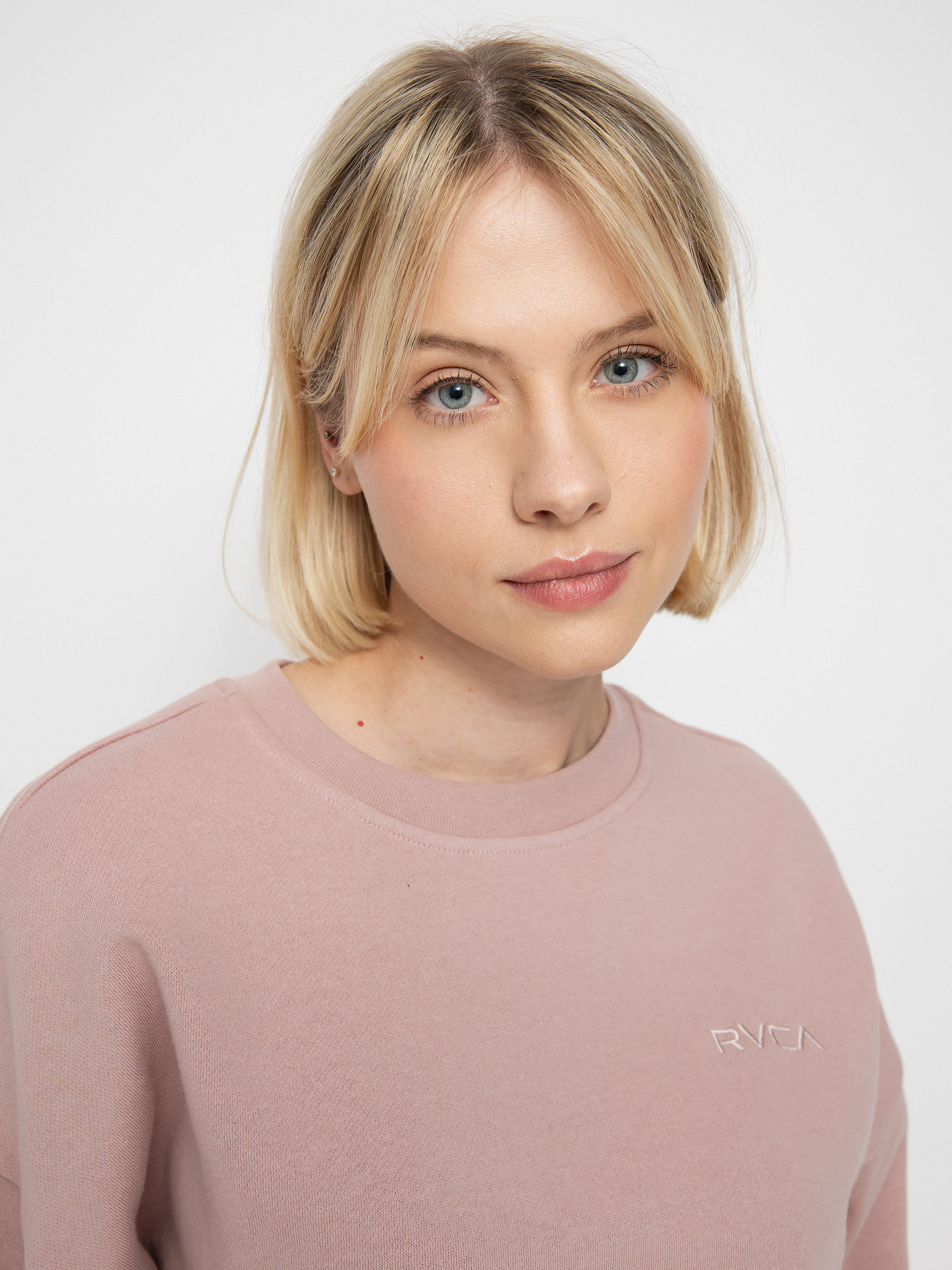 RVCA Test Drive HD Kapucnis pulóver Wmn (dusty rose)