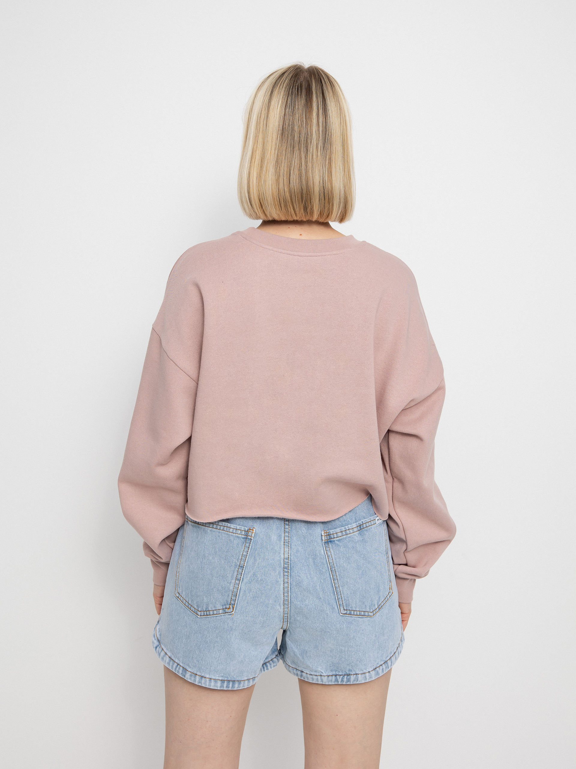 RVCA Test Drive HD Kapucnis pulóver Wmn (dusty rose)