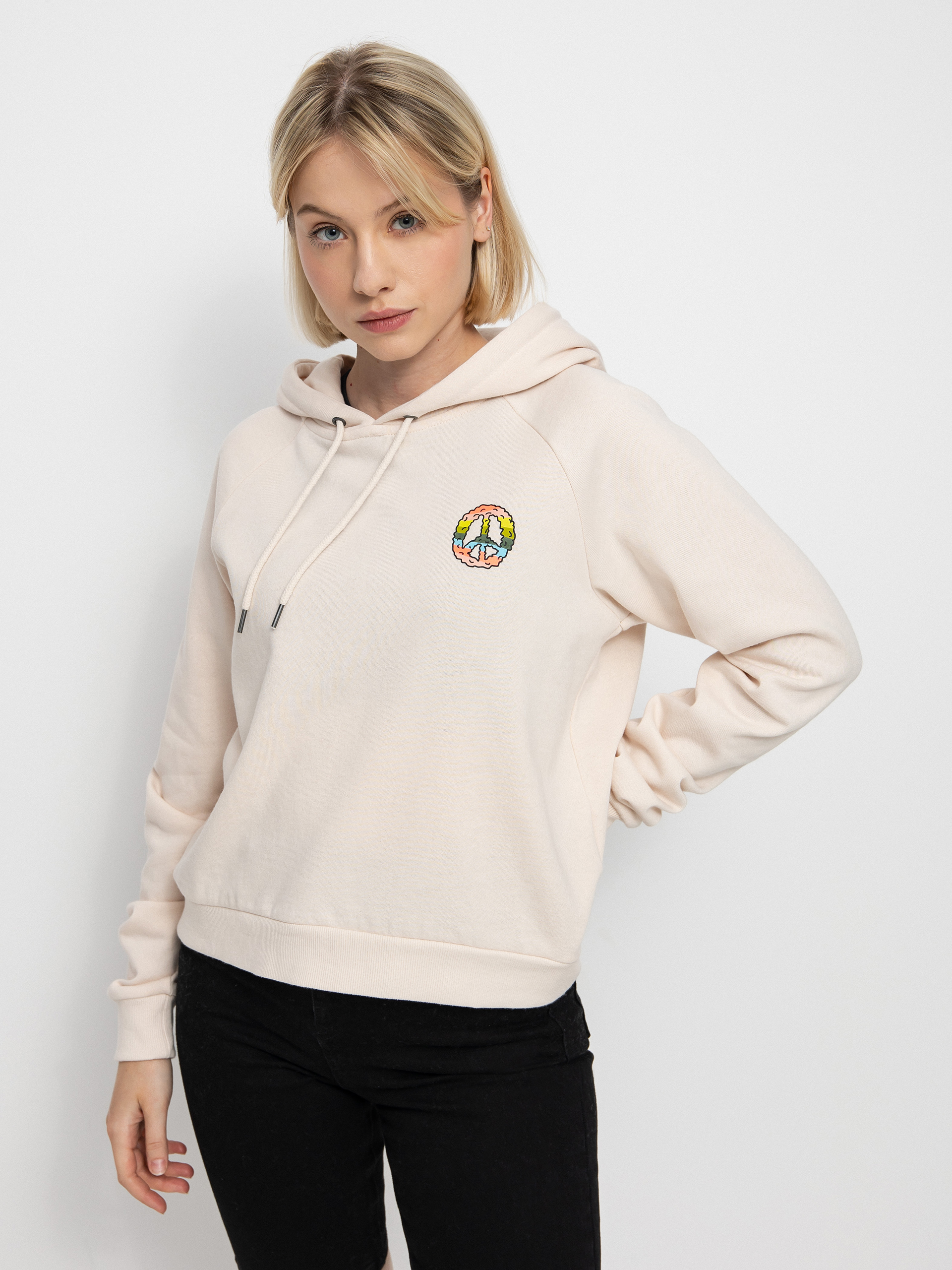 Volcom Truly Stokin HD Kapucnis pulóver Wmn (sand brown)