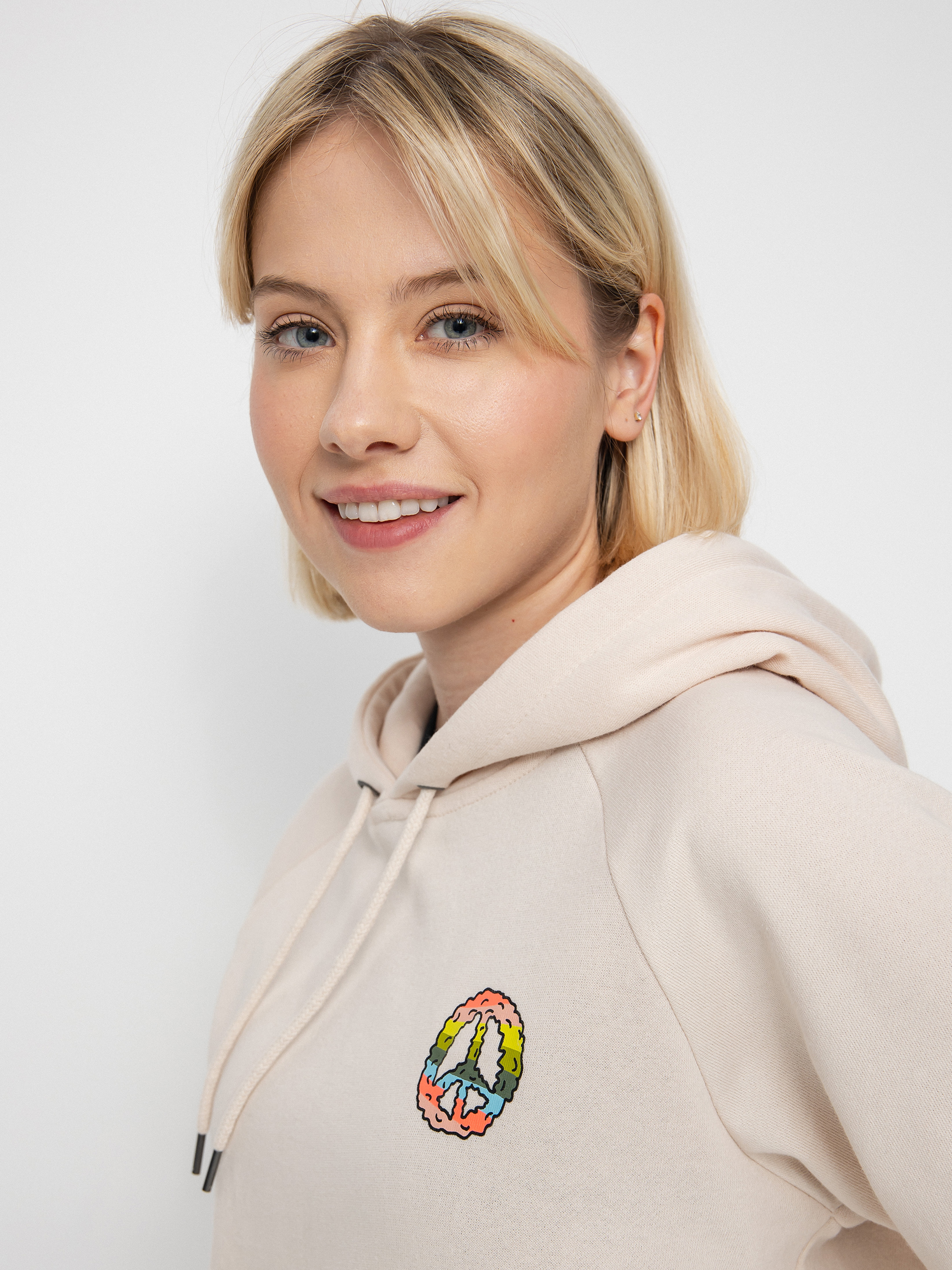 Volcom Truly Stokin HD Kapucnis pulóver Wmn (sand brown)