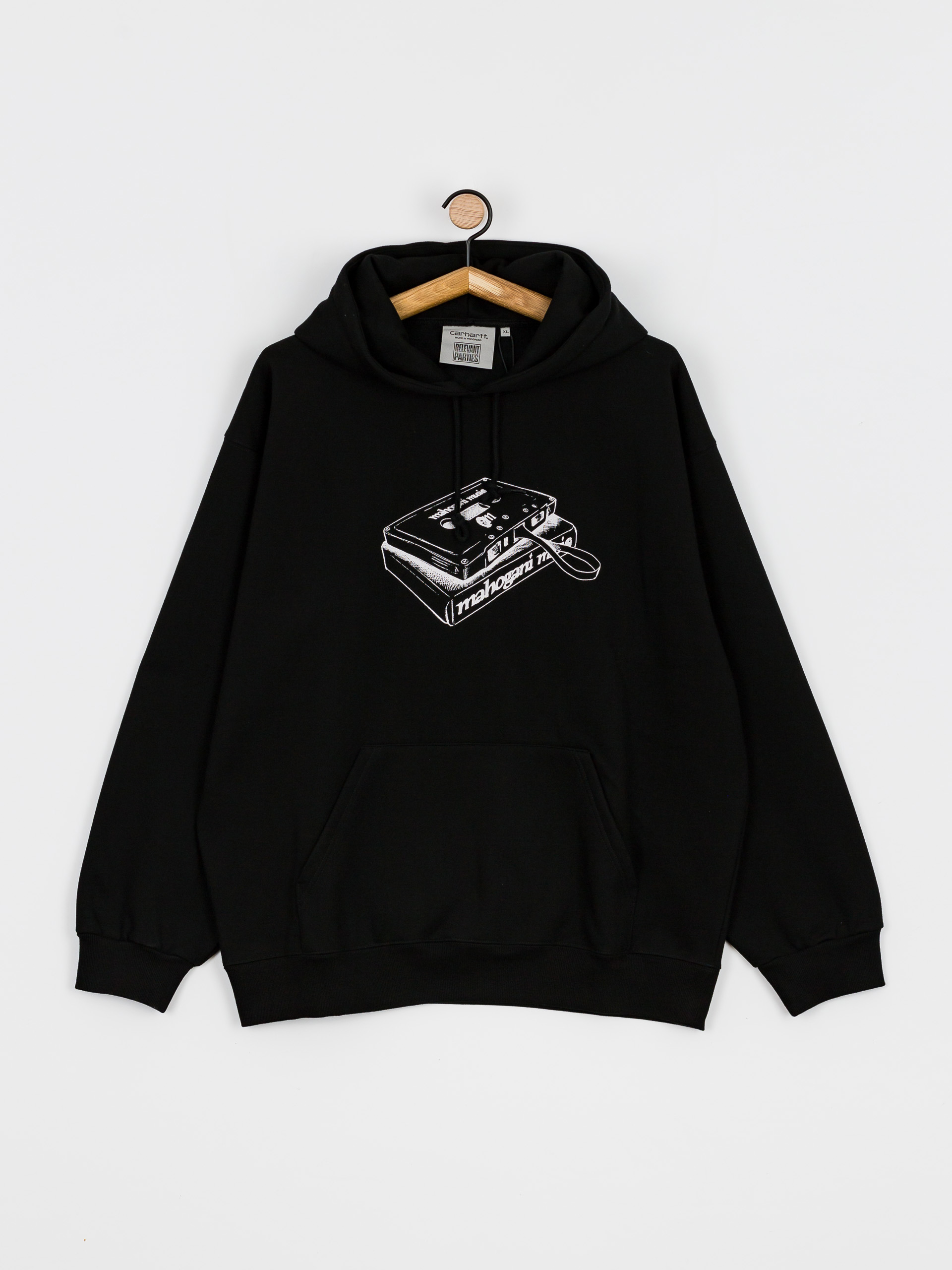 Carhartt WIP X Relevant Parties Vol 2 Mahogani Music HD Kapucnis pulóver (black/white)