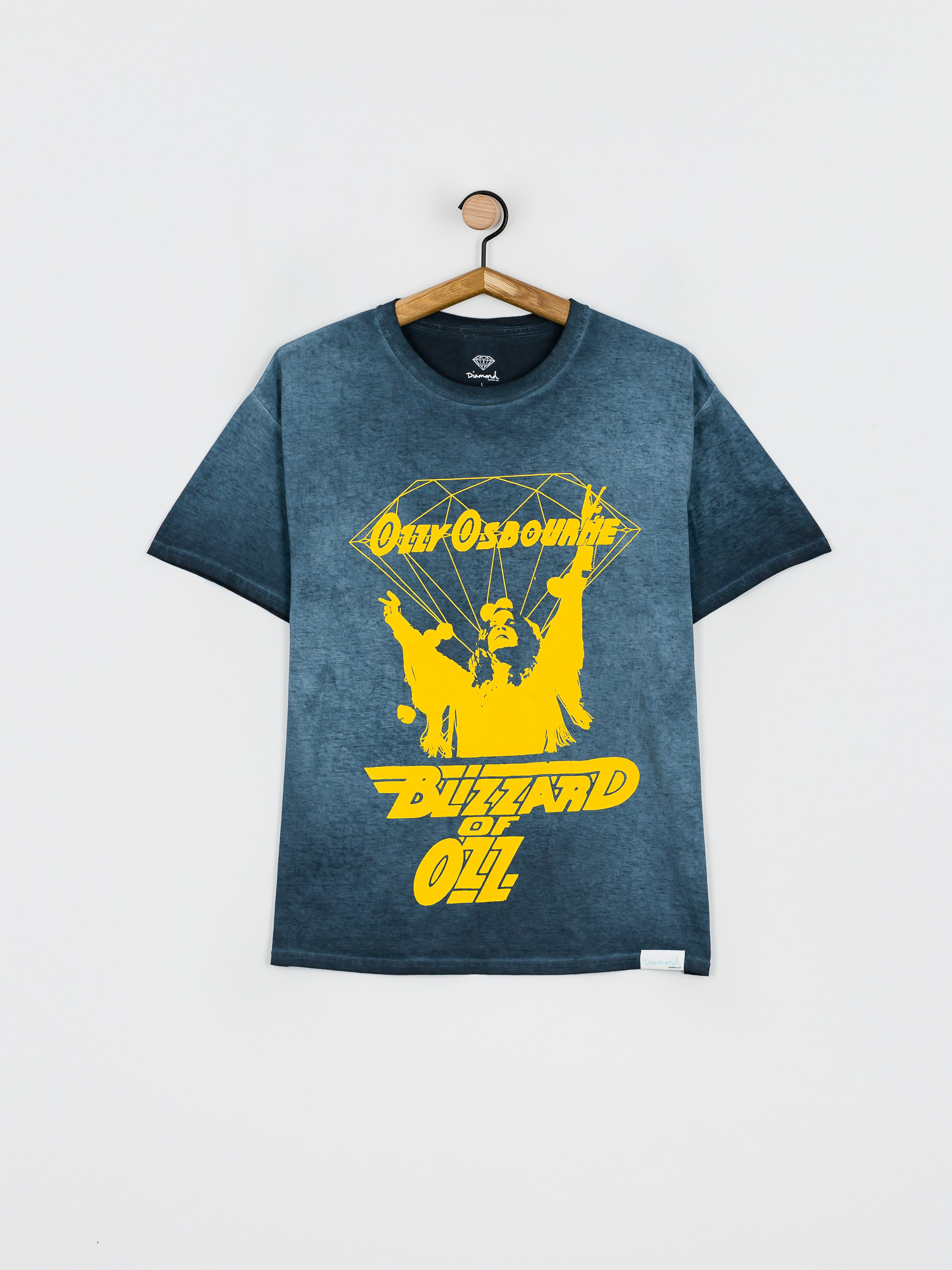 Diamond Supply Co. Dark Idol Oil Wash póló (nvy)