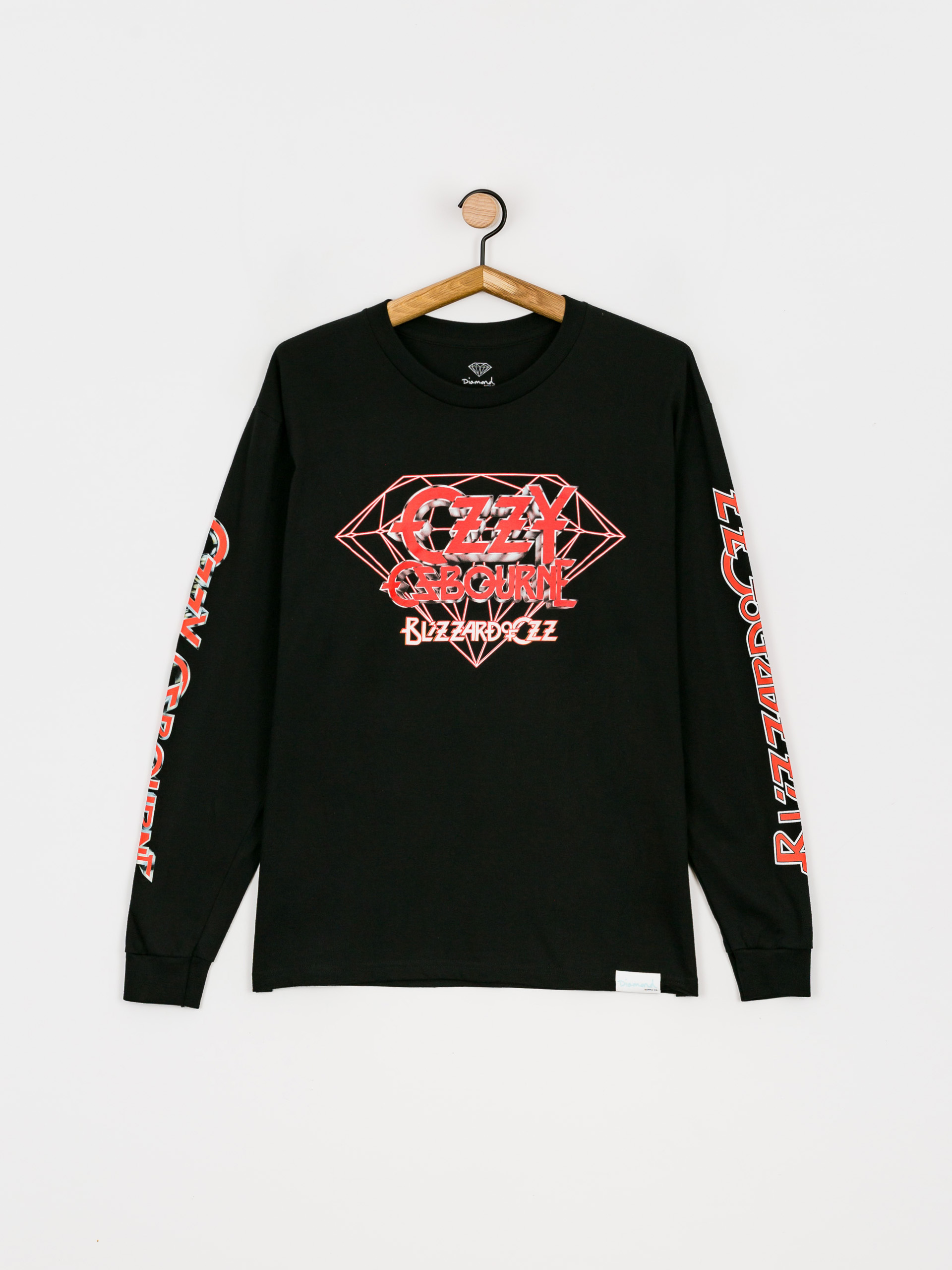 Diamond Supply Co. Ozzy Osbourne Hosszú ujjú felső (black)