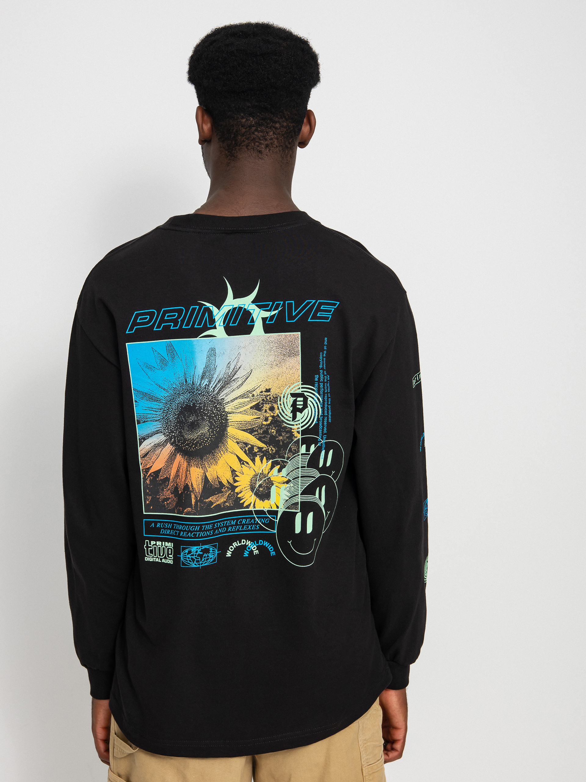 Primitive Demo Hosszú ujjú felső (black)