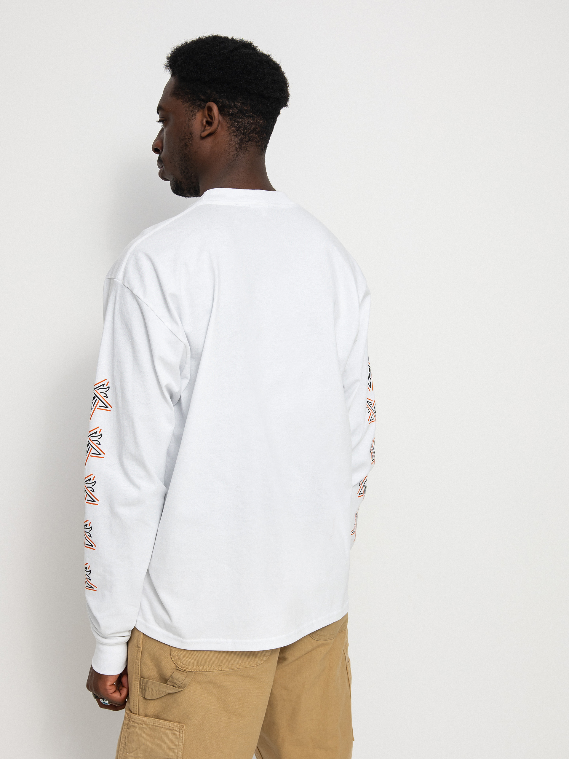 HUF X Thrasher Monteray Hosszú ujjú felső (white)