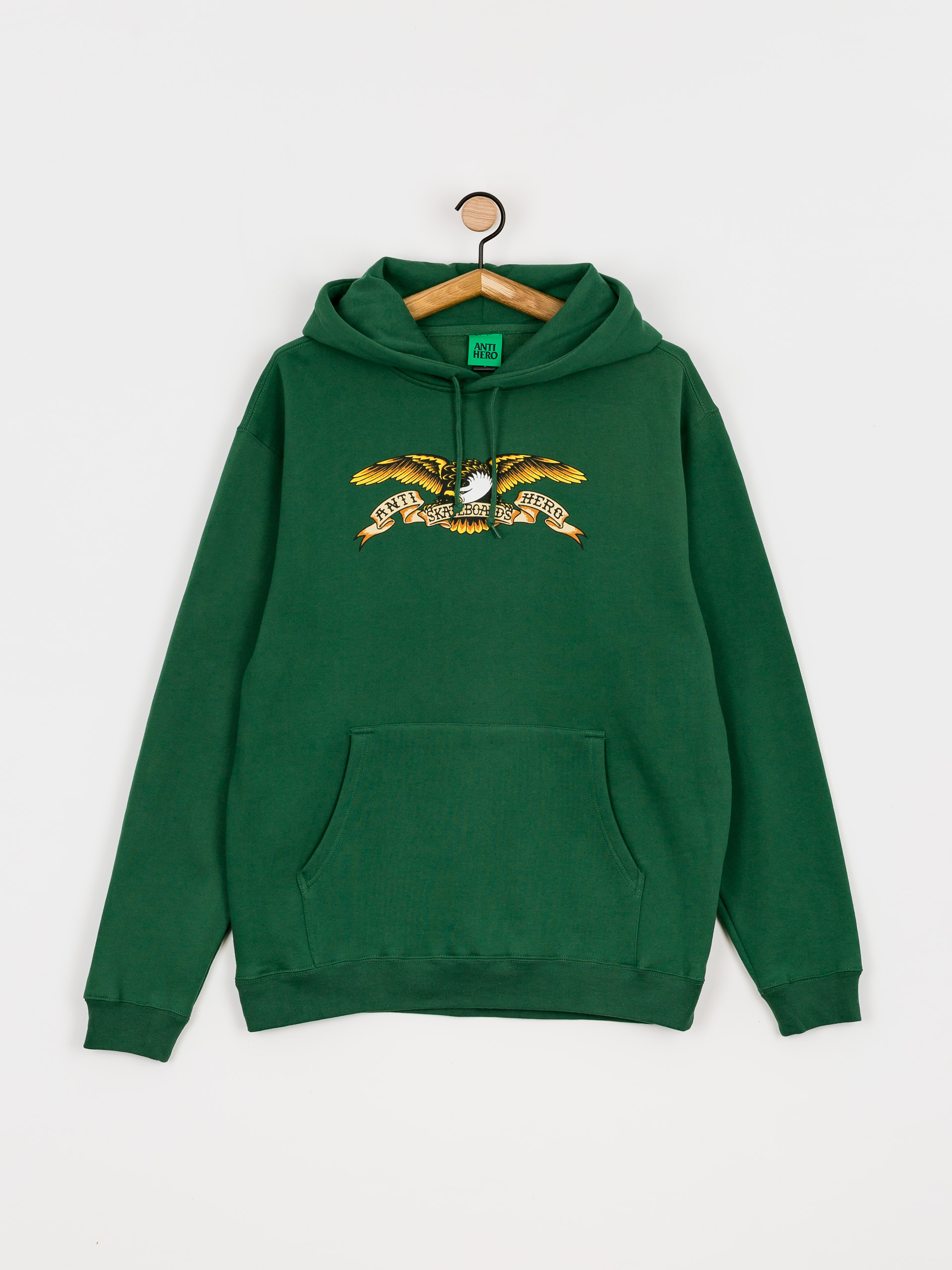 Antihero Eagle HD Kapucnis pulóver (dark green/brown)