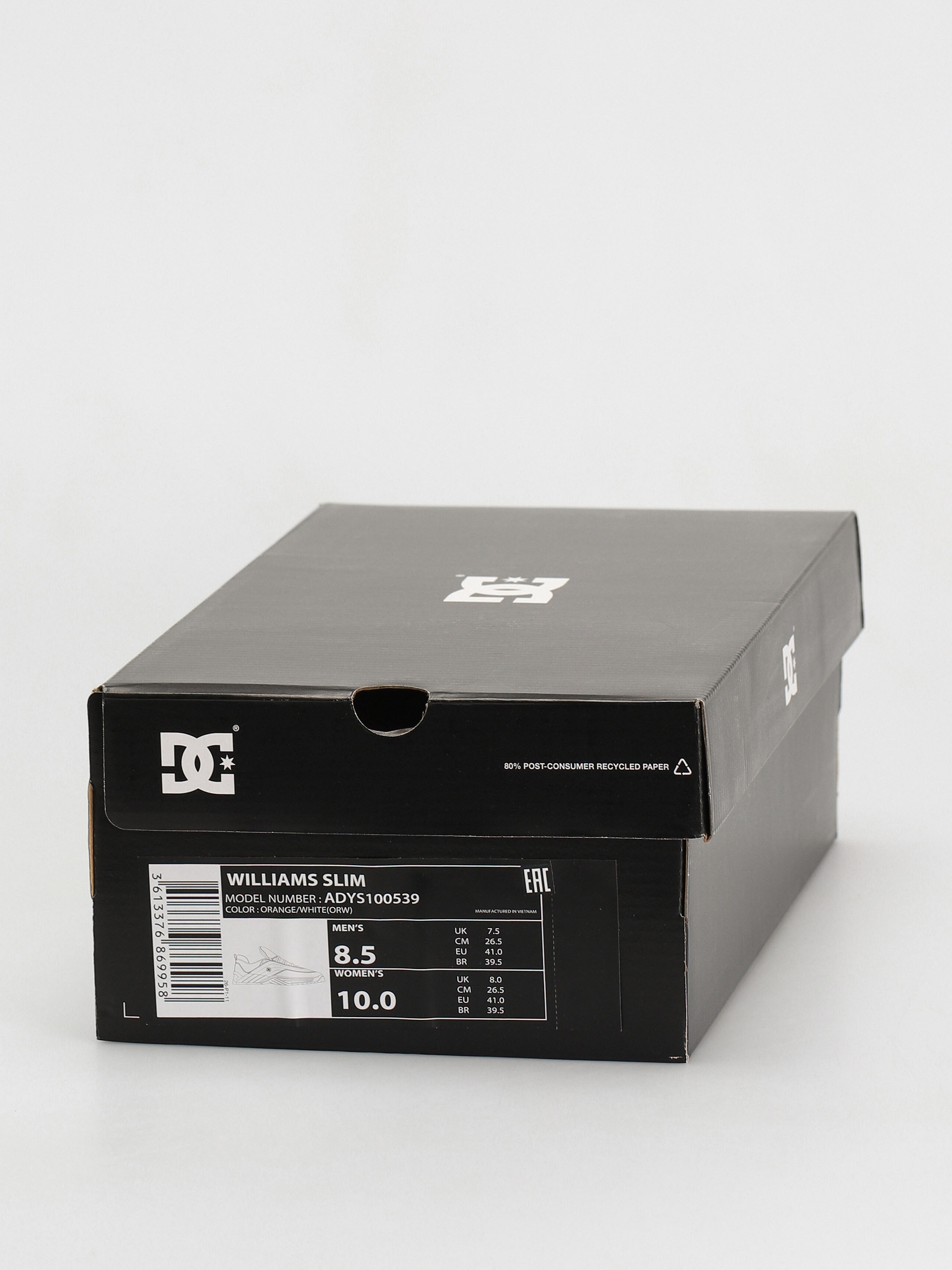 DC Williams Slim Cipők (orange/white)