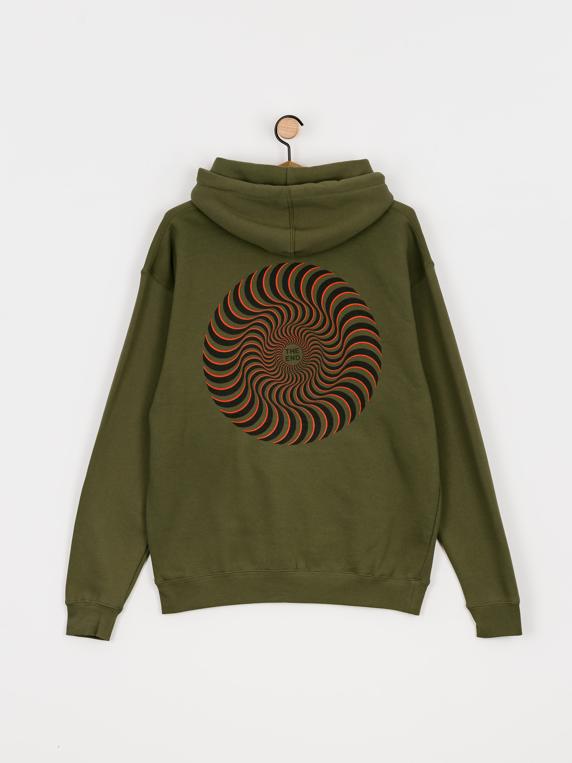 Spitfire Clsc Swrl Ovrly HD Kapucnis pulóver (army)