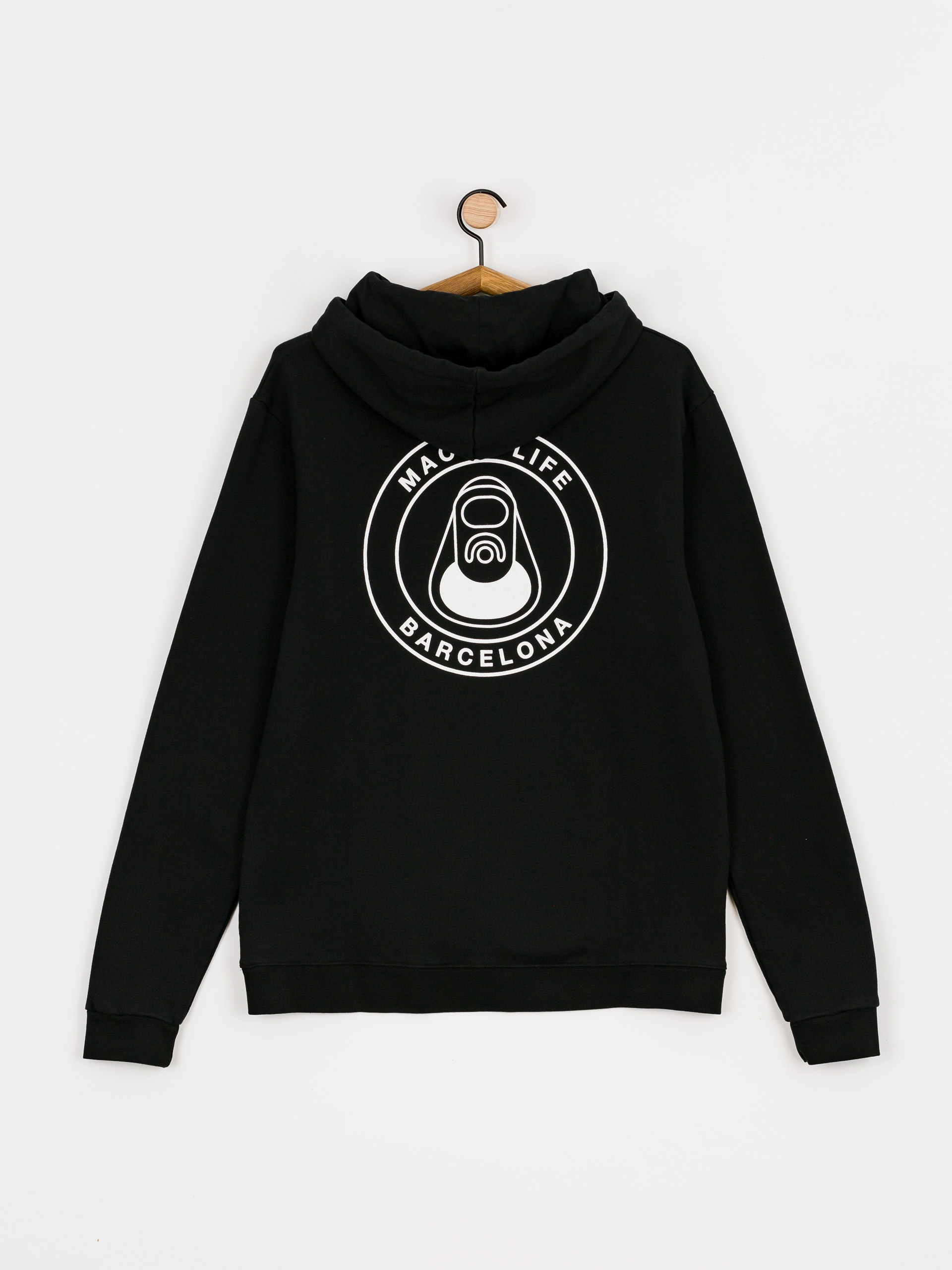 Macba Life Og Logo HD Kapucnis pulóver (black)