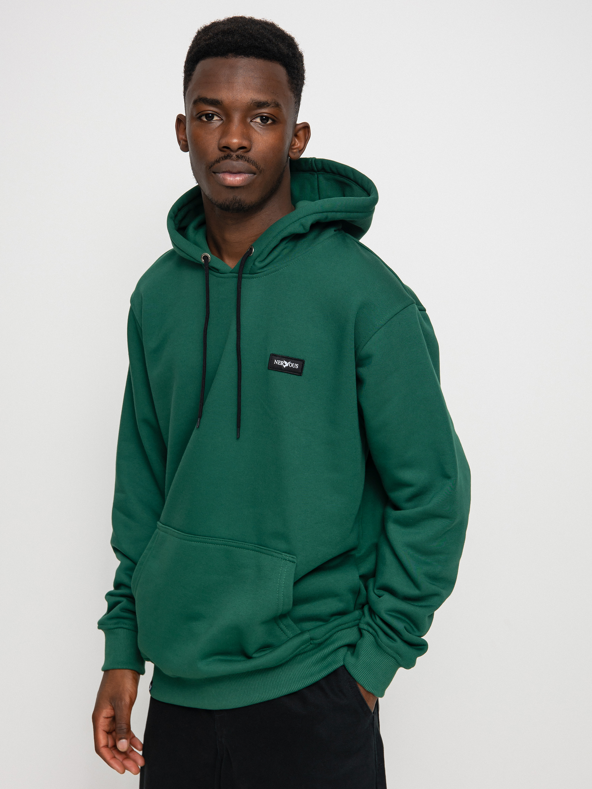 Nervous Basic Classic HD Kapucnis pulóver (green)