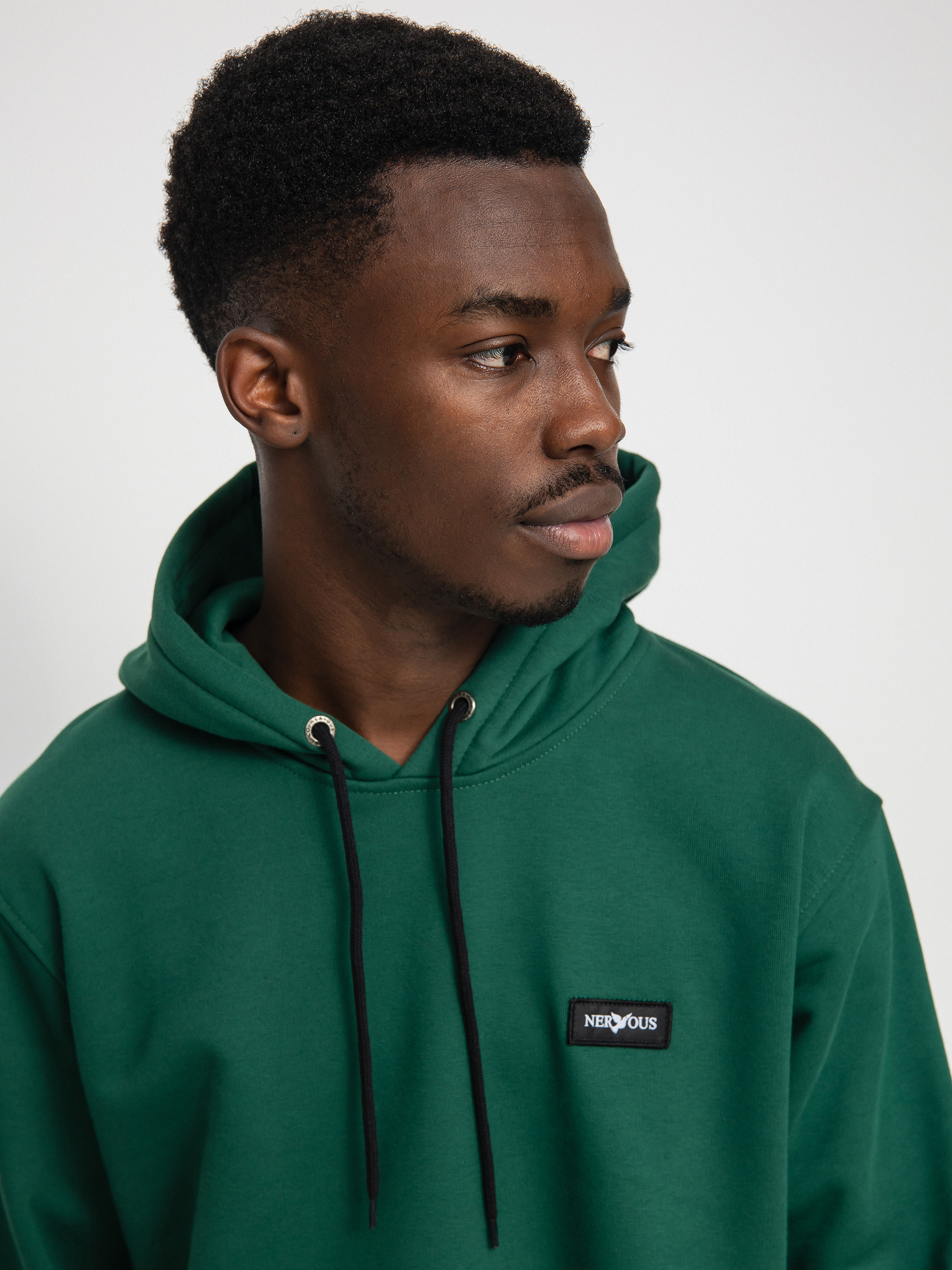 Nervous Basic Classic HD Kapucnis pulóver (green)