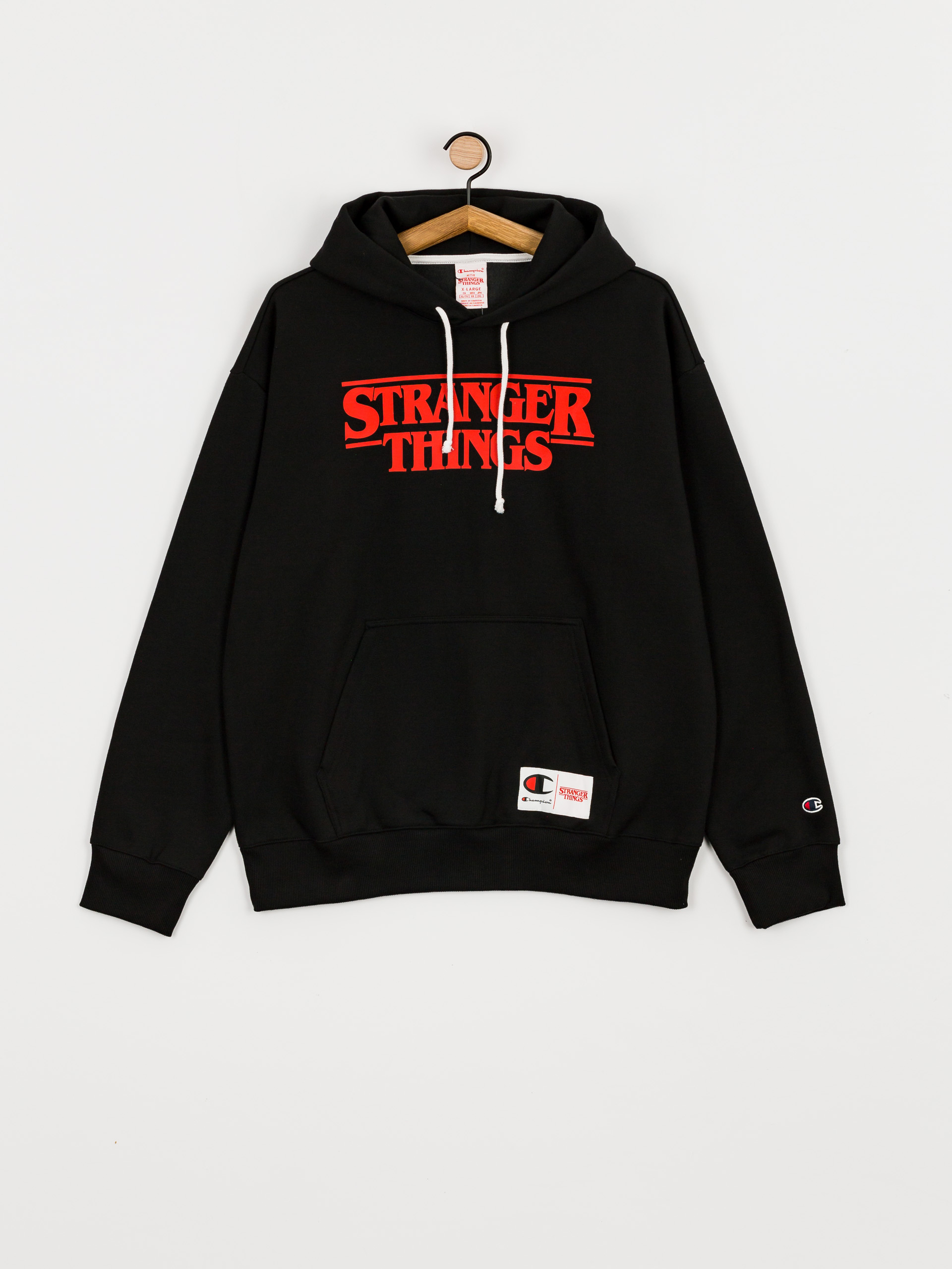 Champion X Stranger Things Hooded Sweatshirt 217780 HD Kapucnis pulóver (nbk)