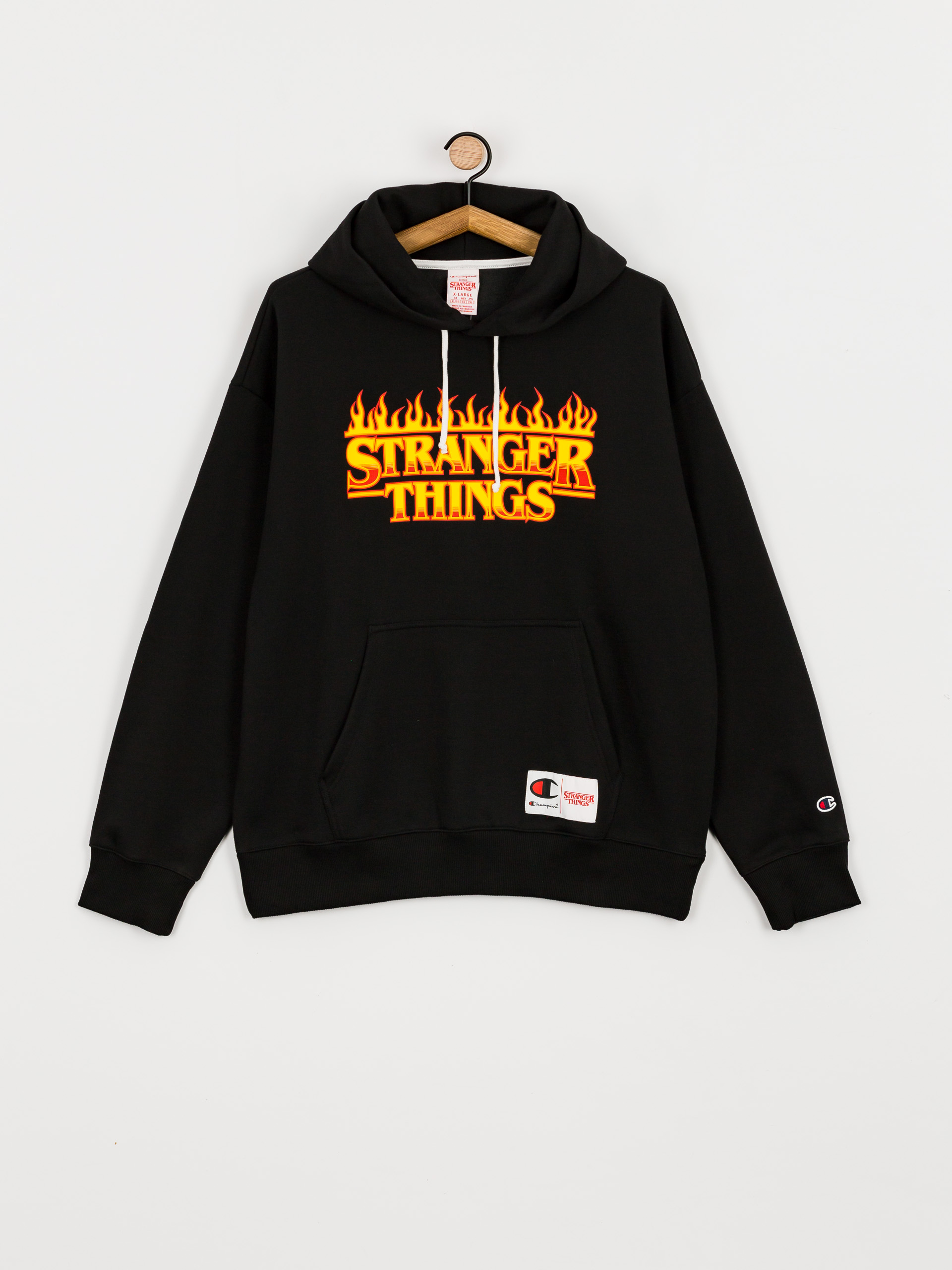 Champion X Stranger Things Hooded Sweatshirt 217780 HD Kapucnis pulóver (nbk)