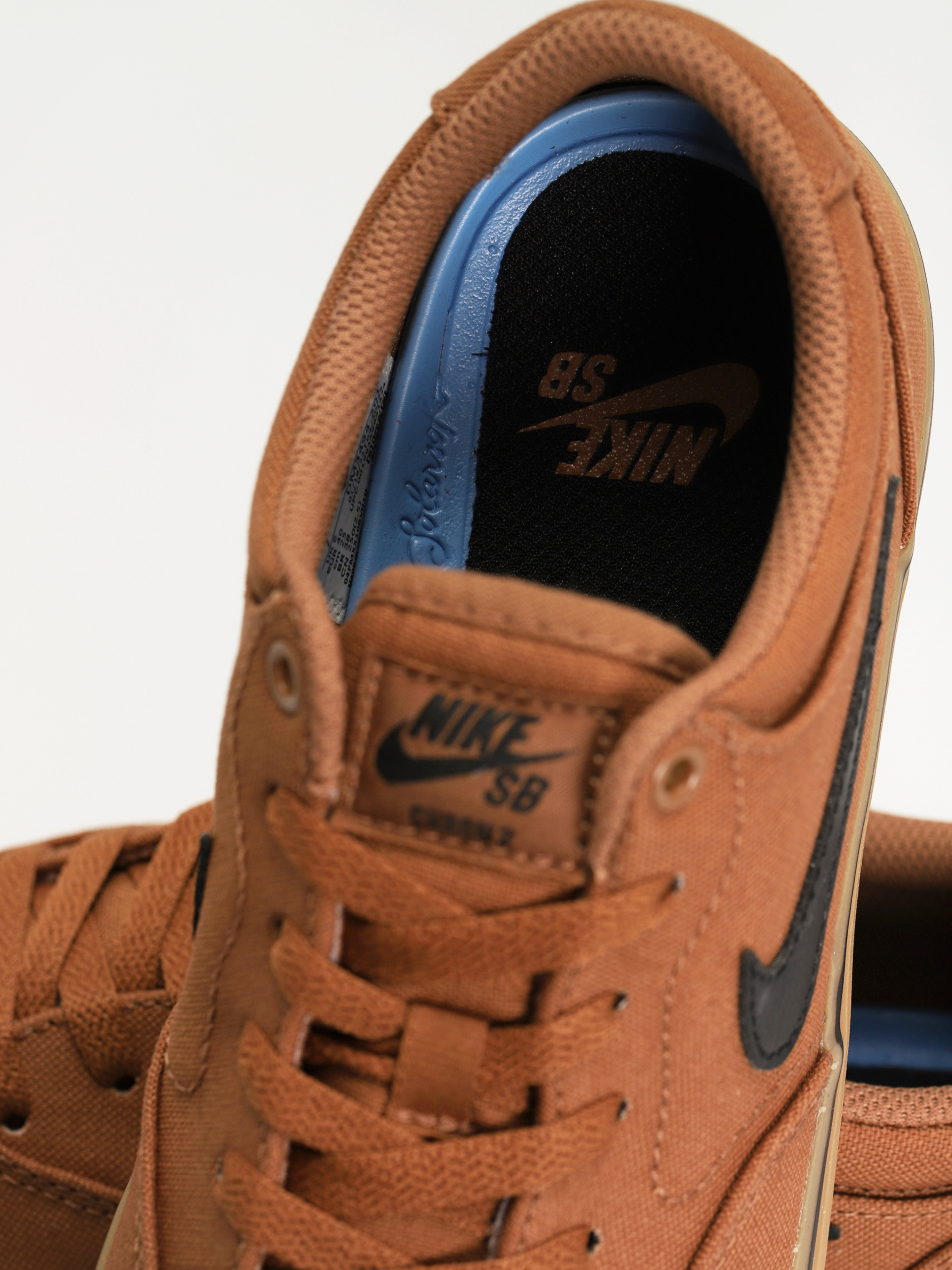 Nike SB Chron 2 Canvas Cipők (ale brown/black ale brown)