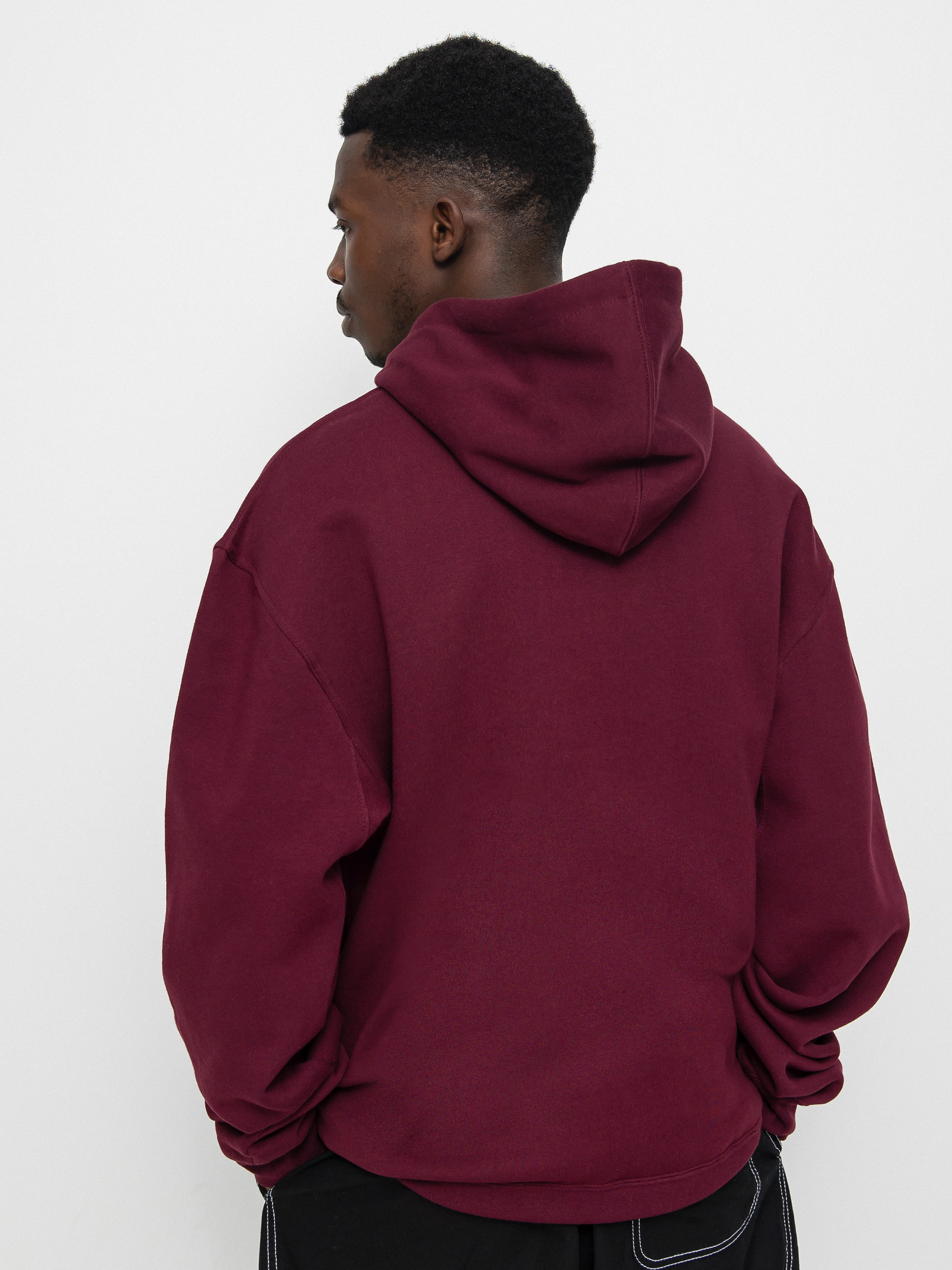 Primitive Collegiate Arch HD Kapucnis pulóver (burgundy)