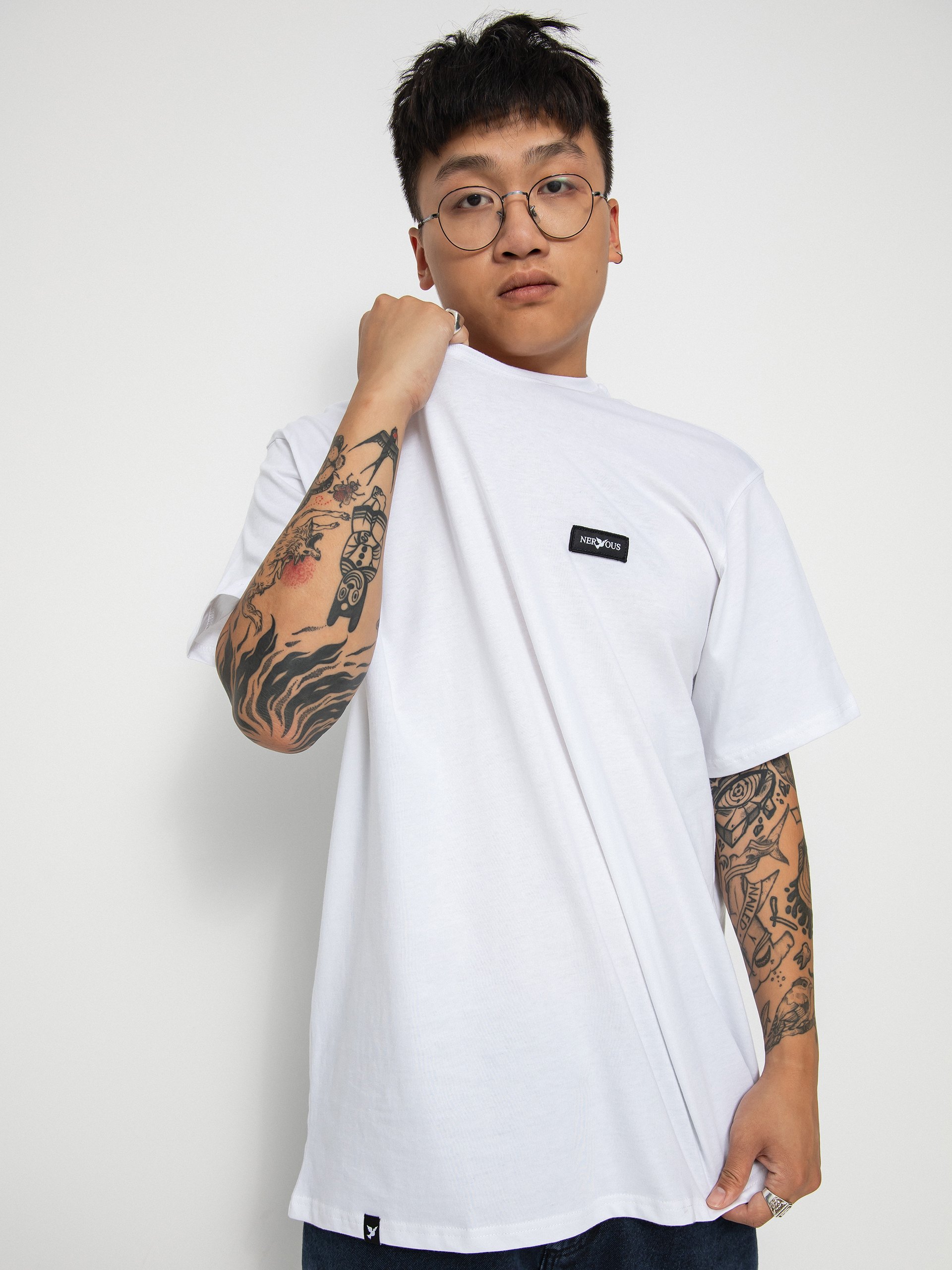 Nervous Classic Basic póló (white)