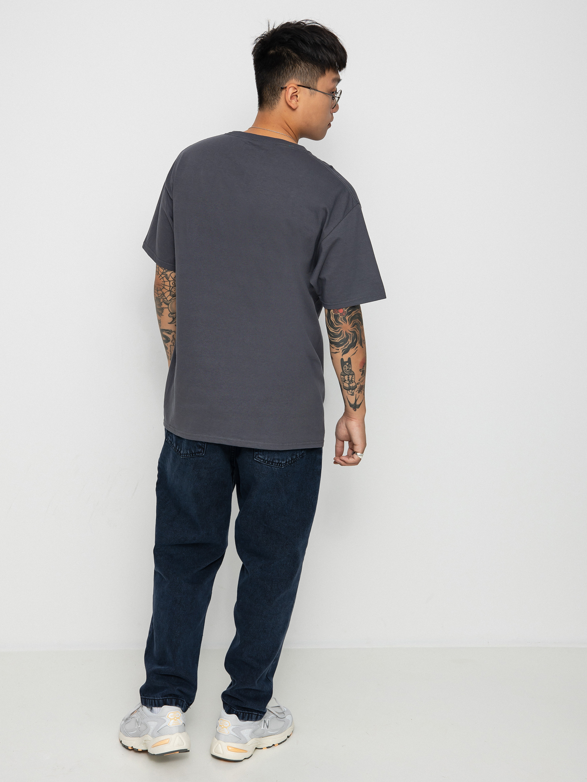 Antihero Try Cncrete póló (charcoal grey)