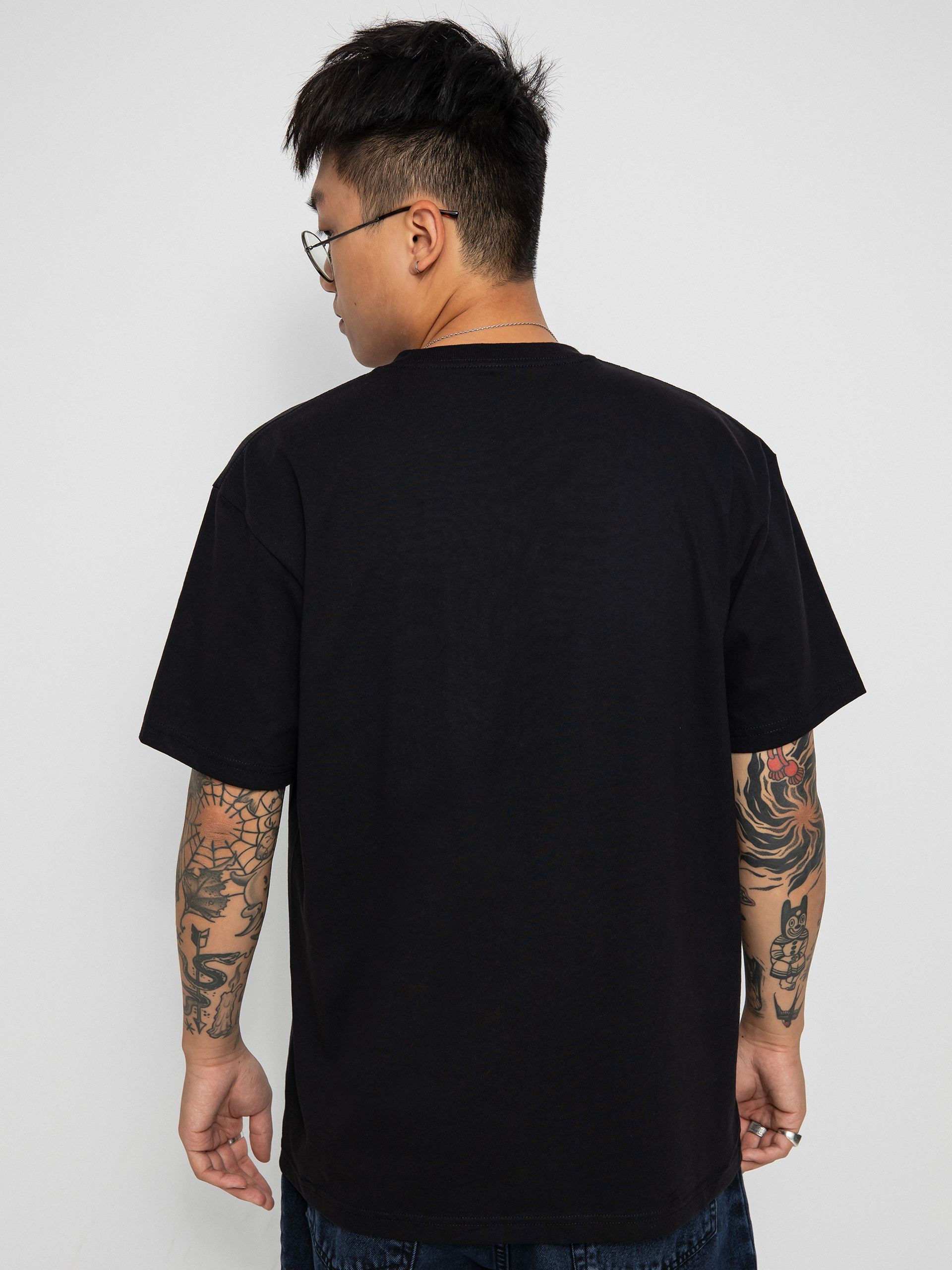 Krooked Eyes Lg póló (black/green)