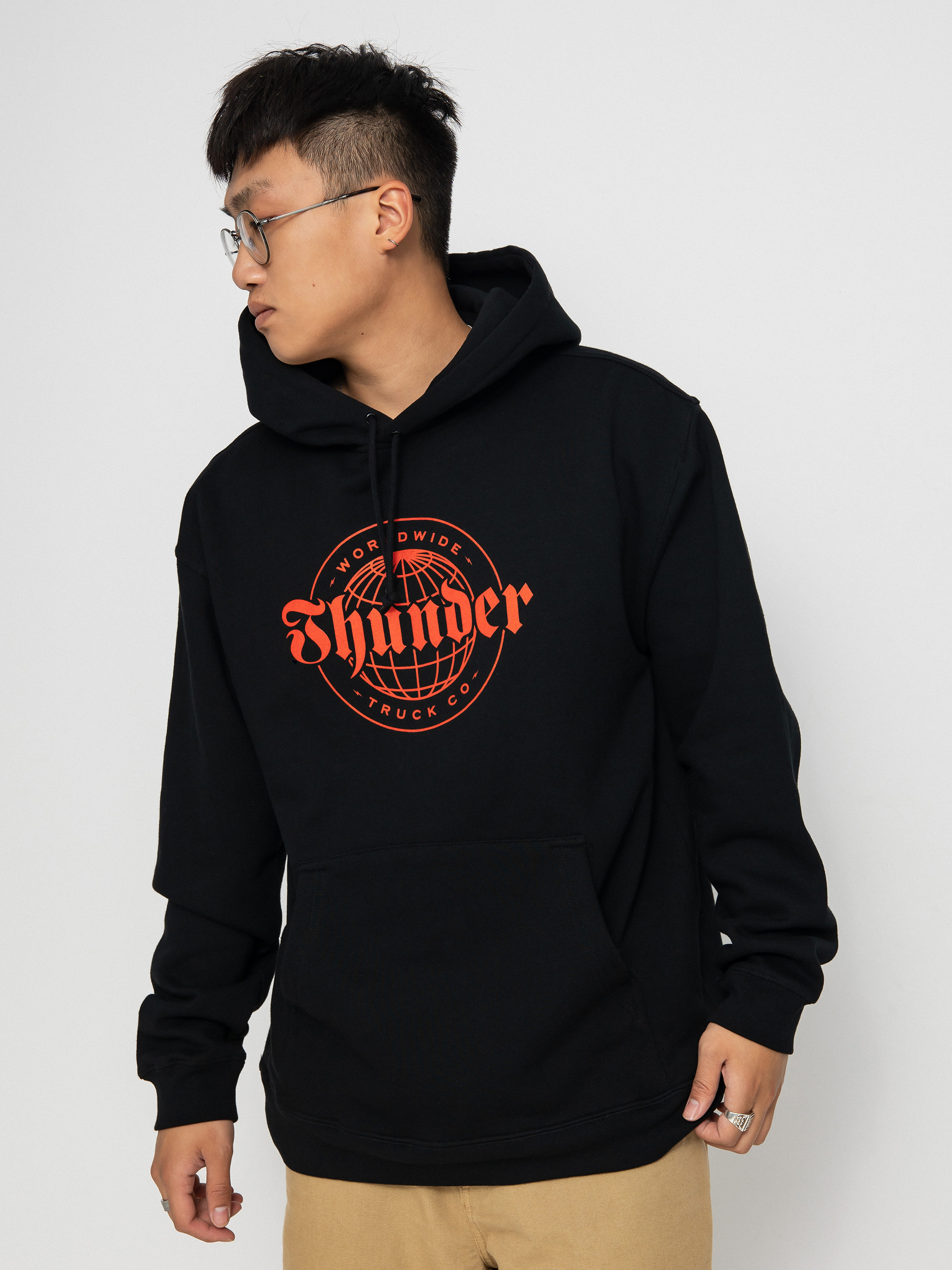 Thunder Worldwide Pulóver (black/red)