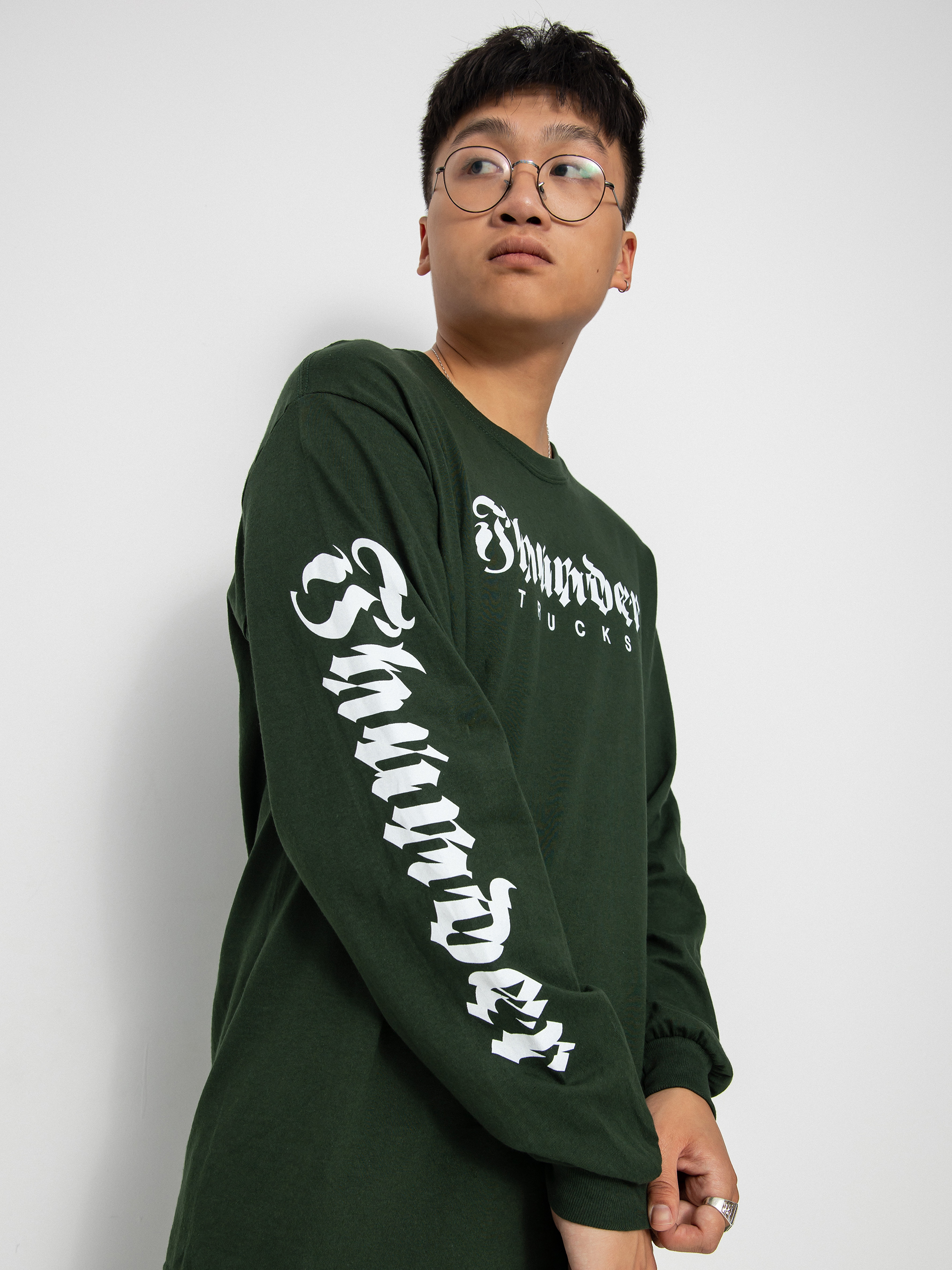 Thunder Aftrshock Slv Hosszú ujjú felső (forest green)