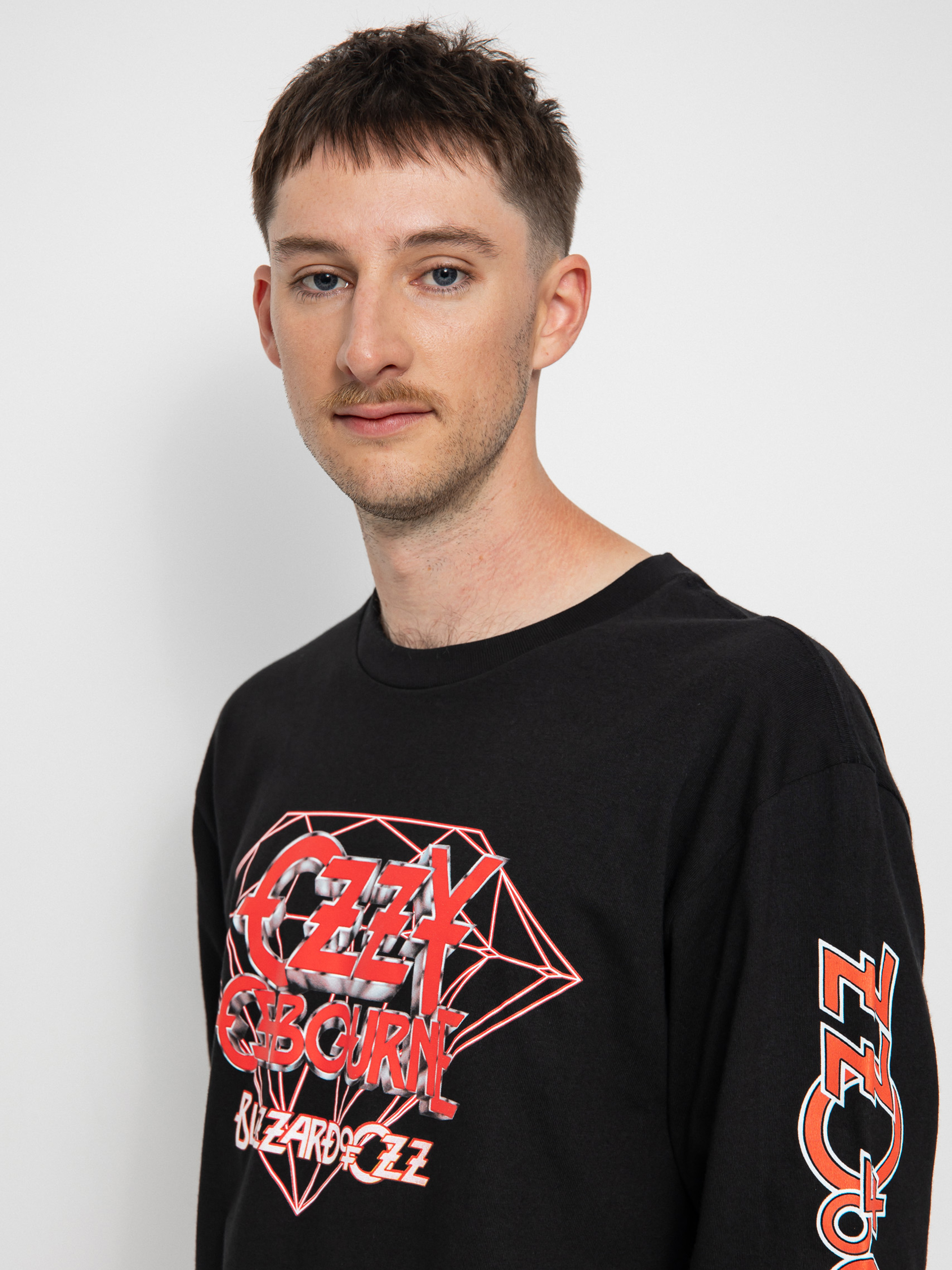 Diamond Supply Co. Ozzy Osbourne Hosszú ujjú felső (black)