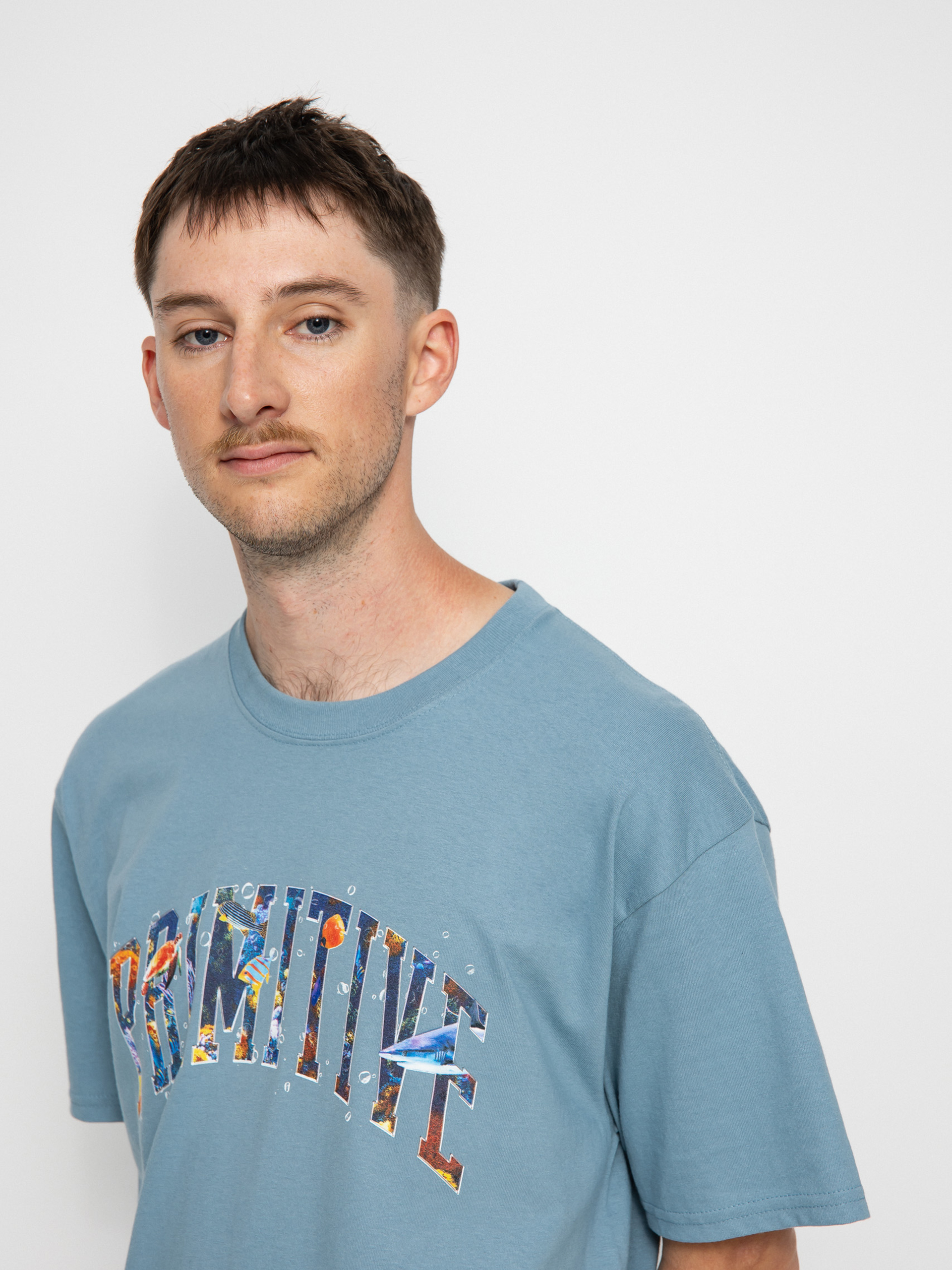 Primitive Collegiate Aquatic póló (slate)