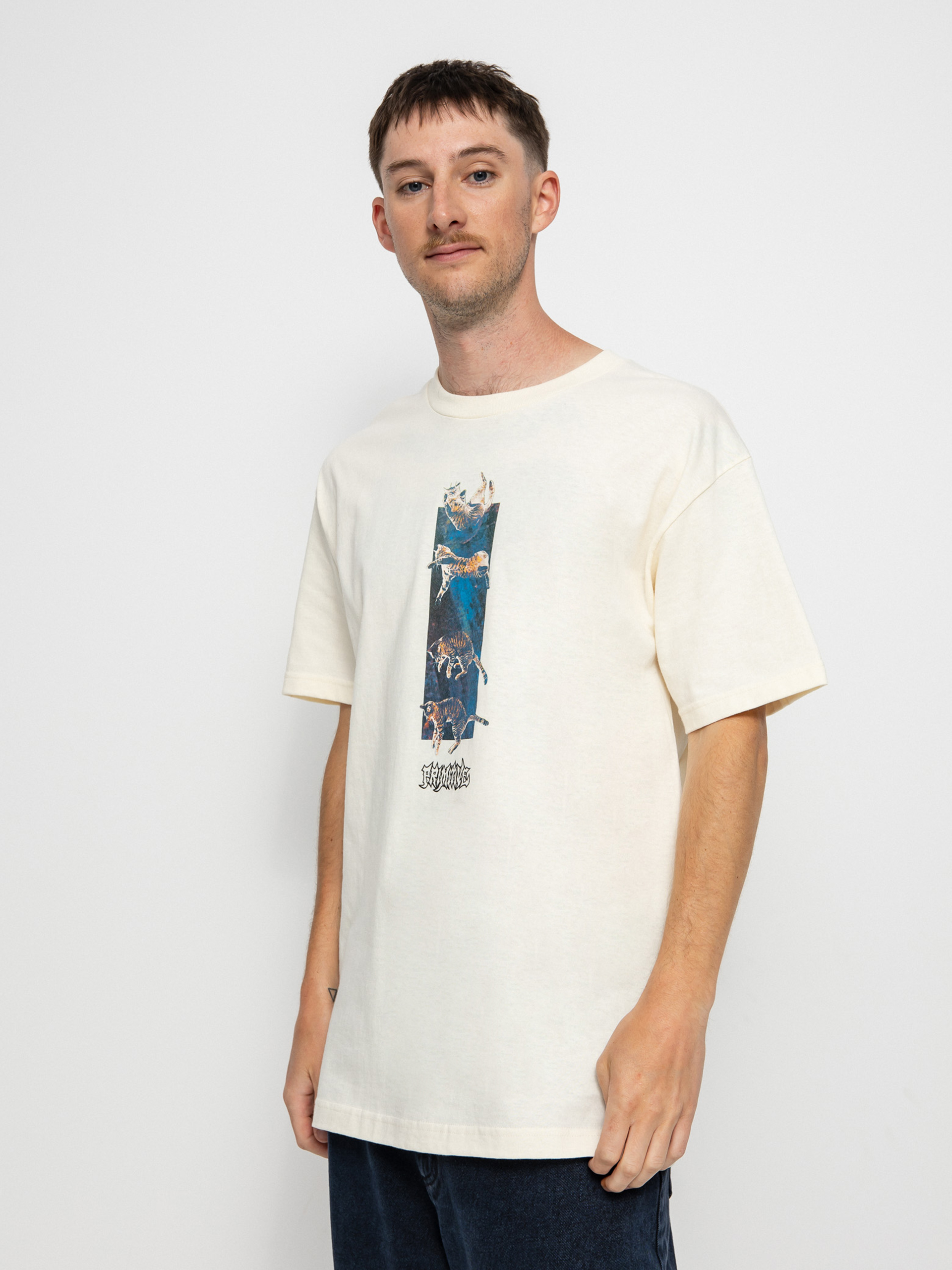Primitive Nine Lives póló (cream)