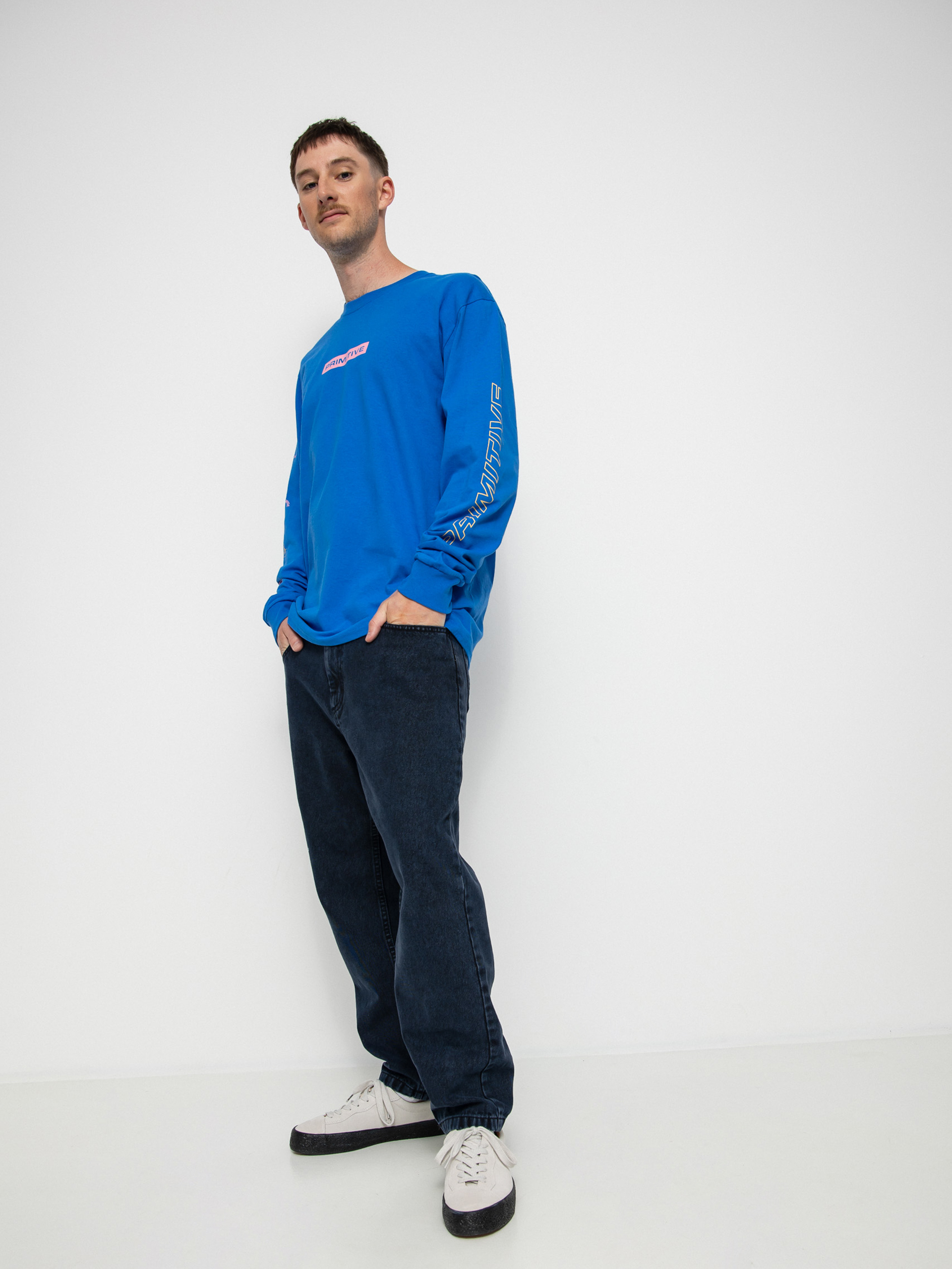 Primitive Demo Hosszú ujjú felső (royal)