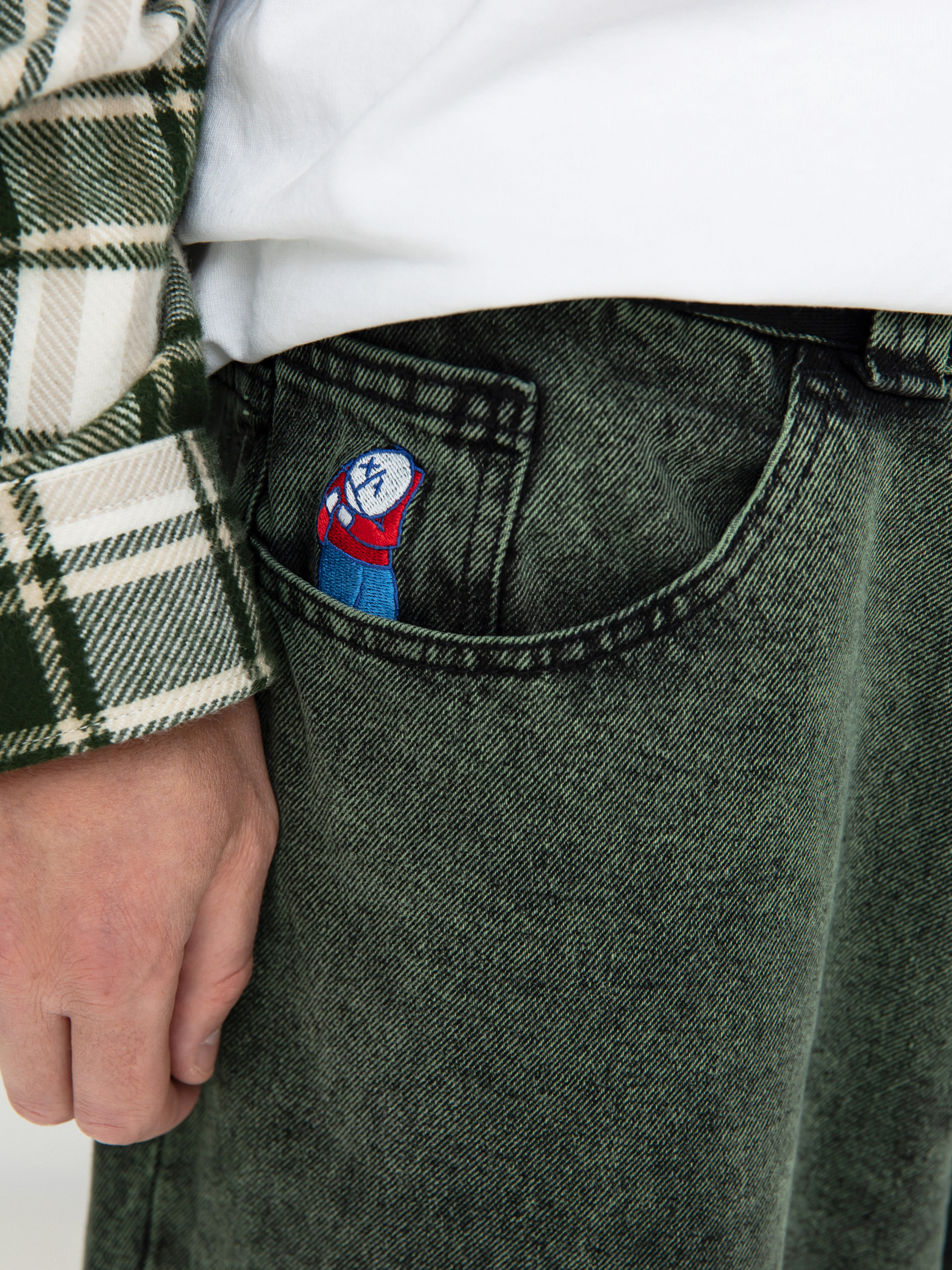 Polar Skate Big Boy Jeans Kisnadrág (mint black)