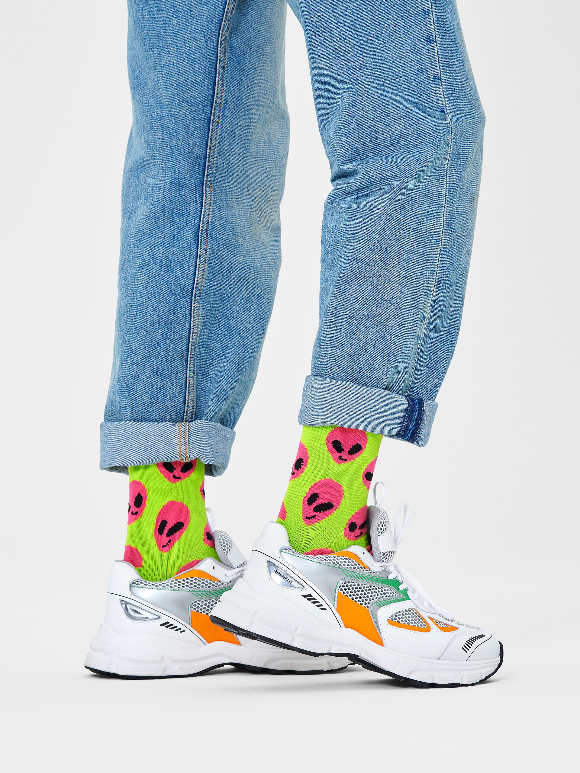 Happy Socks Alien Zokni (green)