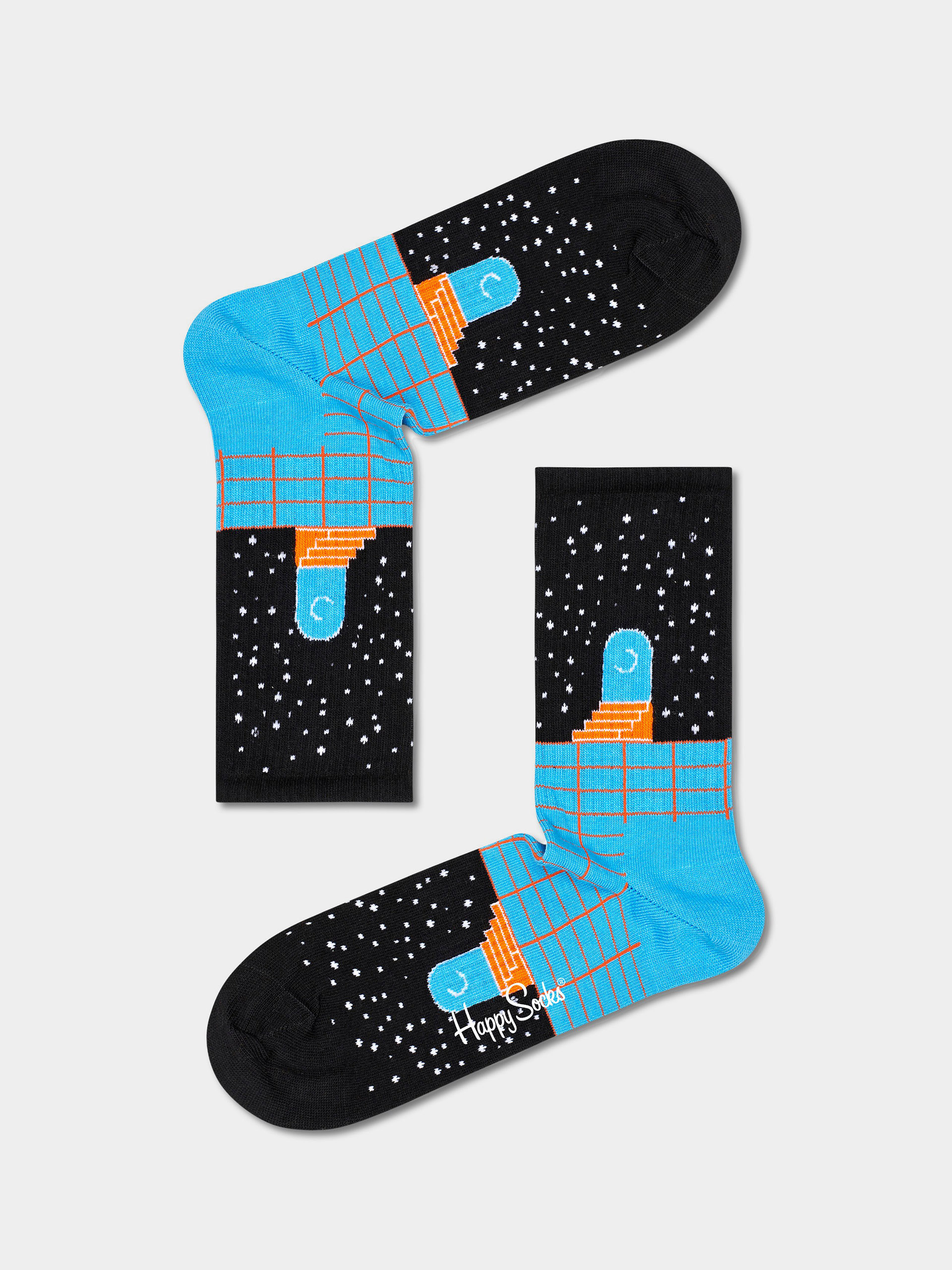 Happy Socks Future Unknown 3/4 Crew Zokni (multi)