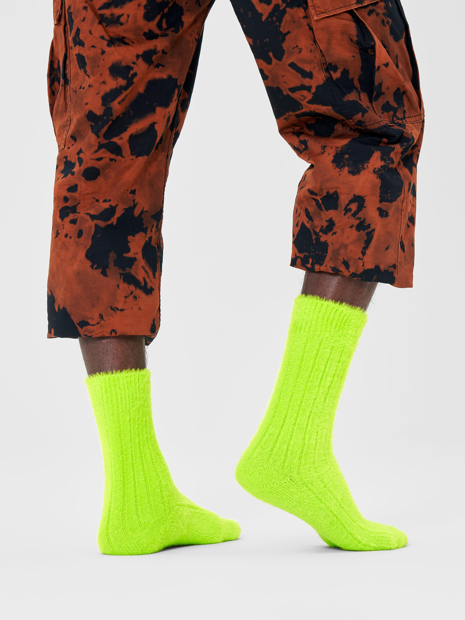 Happy Socks Fluffy Friend Zokni (violet)