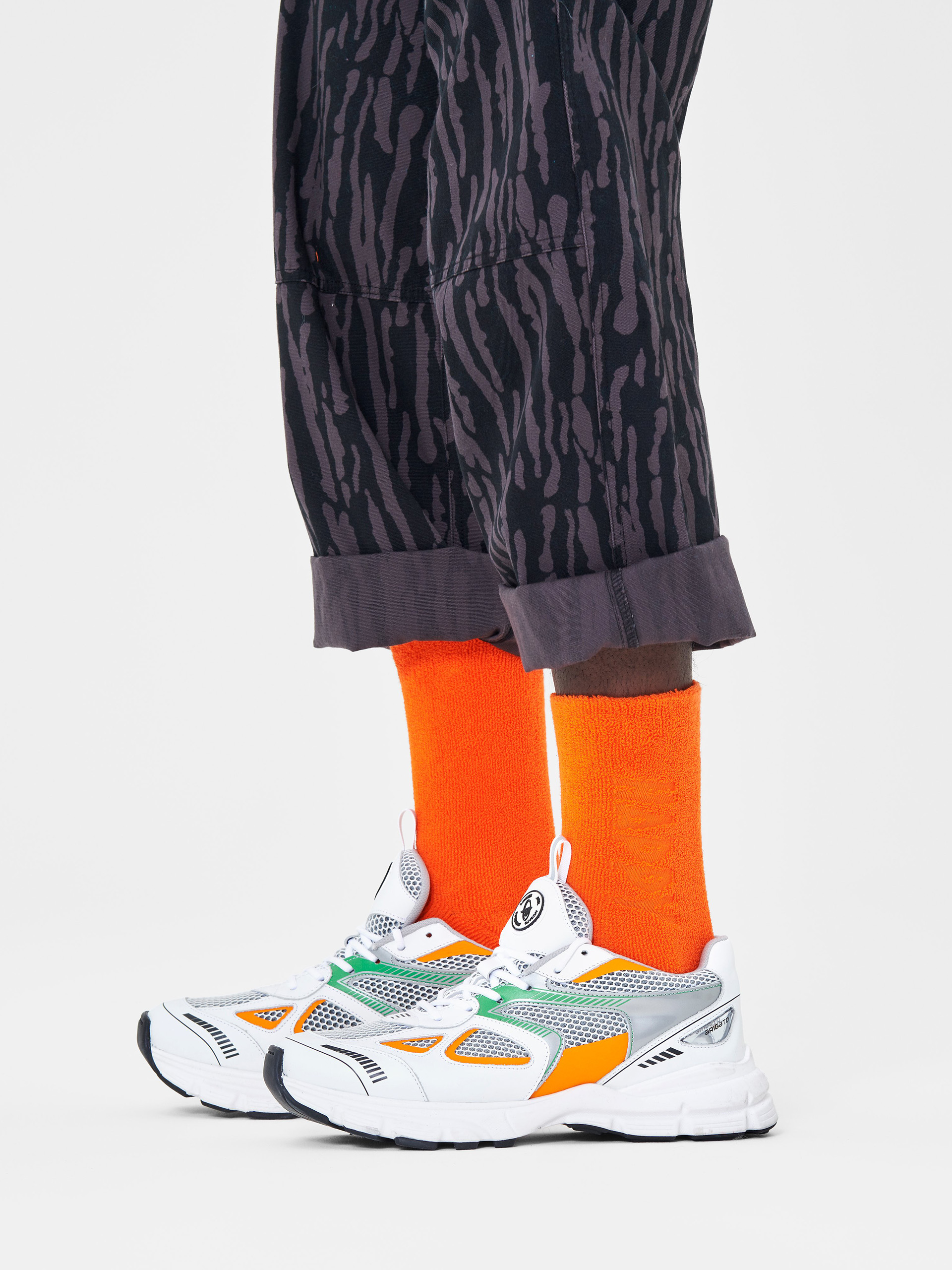 Happy Socks Terry 3/4 Crew Zokni (orange)