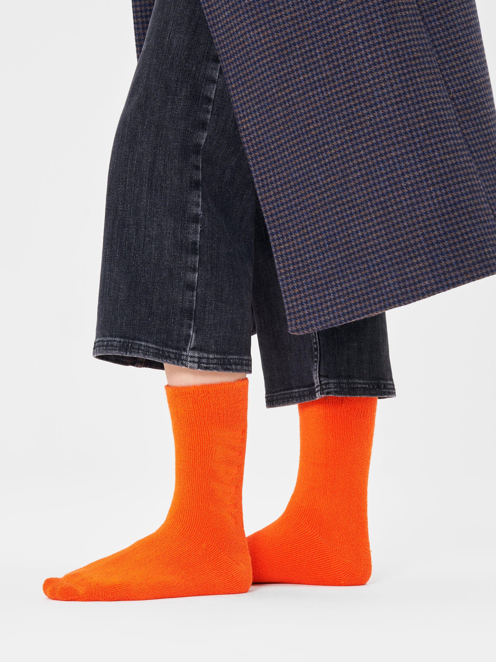 Happy Socks Terry 3/4 Crew Zokni (orange)
