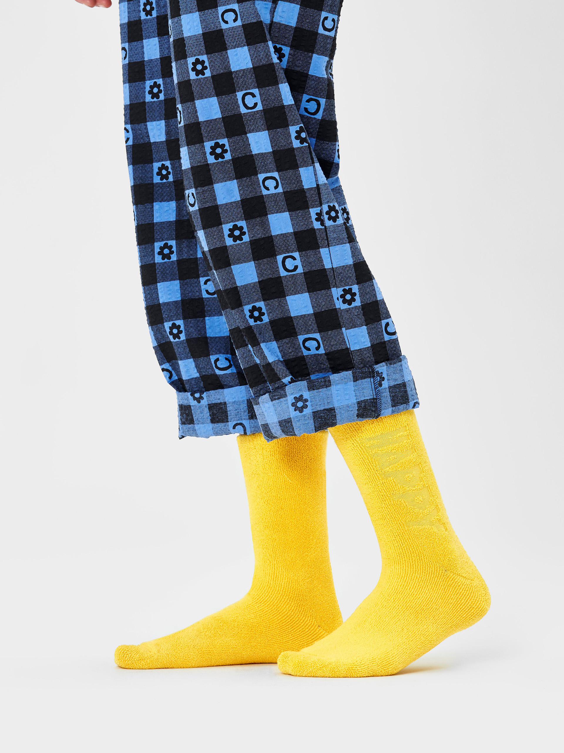 Happy Socks Terry 3/4 Crew Zokni (yellow)